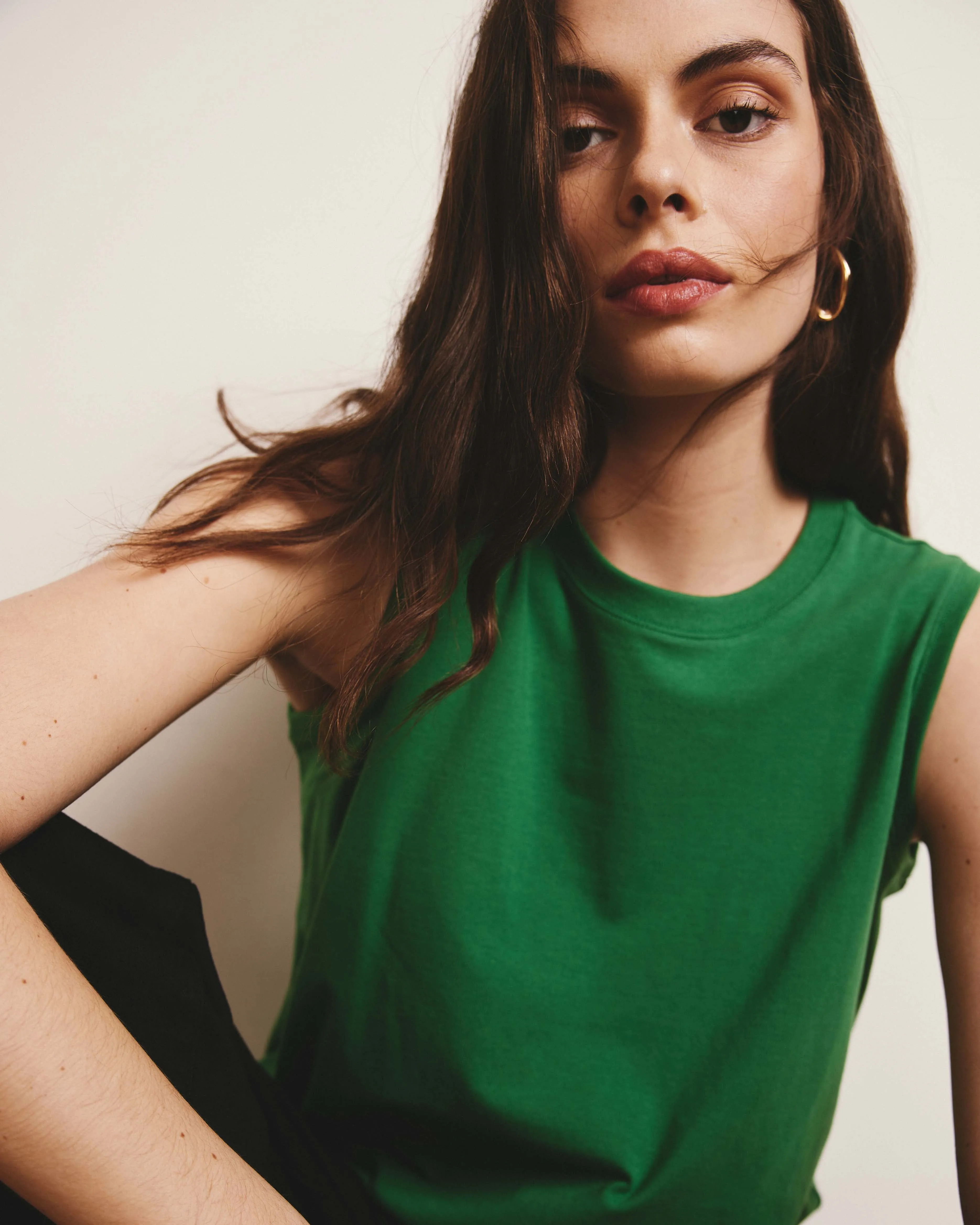 Patti Muscle Tank - Clover sold by Universal Standard