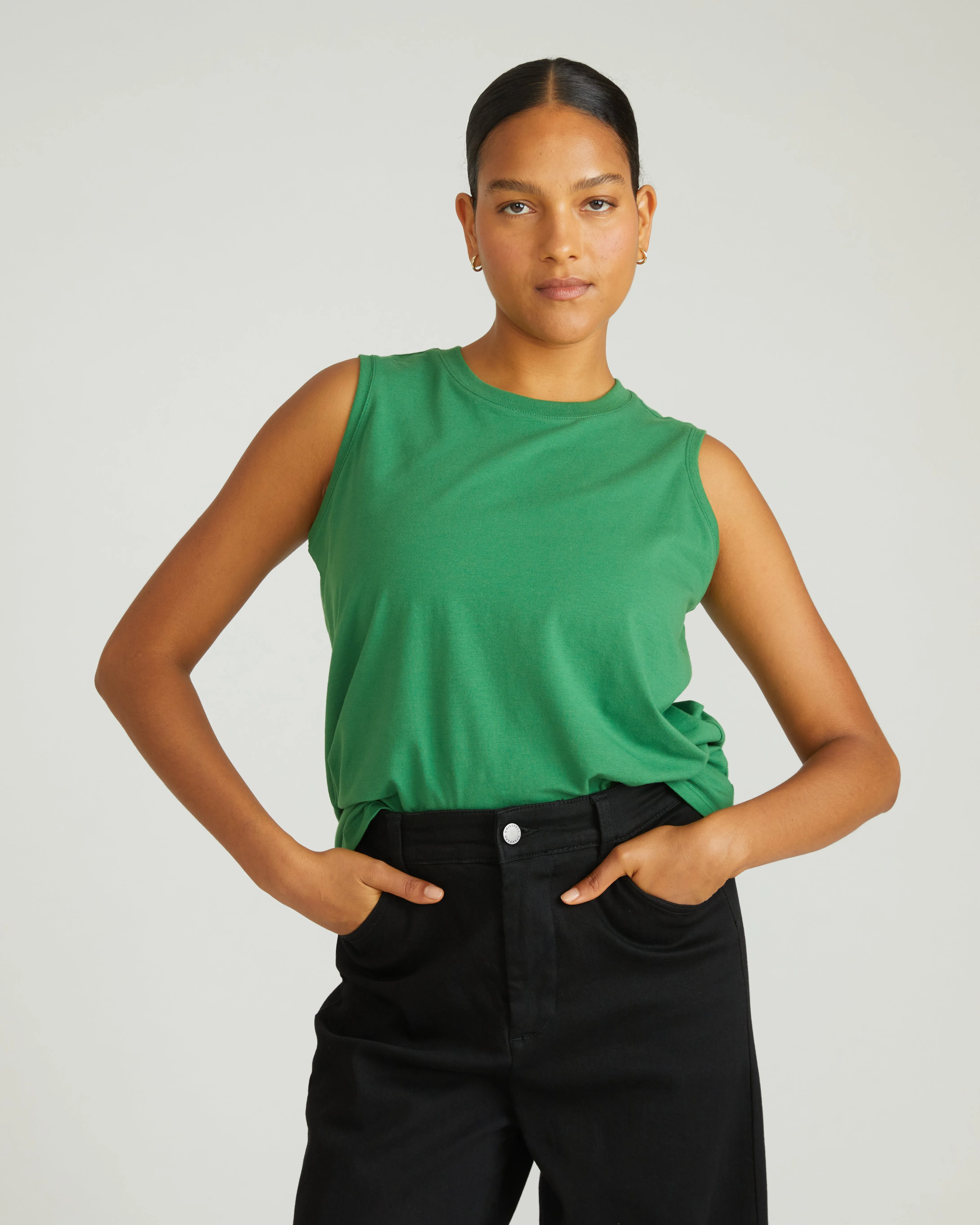 Patti Muscle Tank - Clover sold by Universal Standard product image thumbnail 3