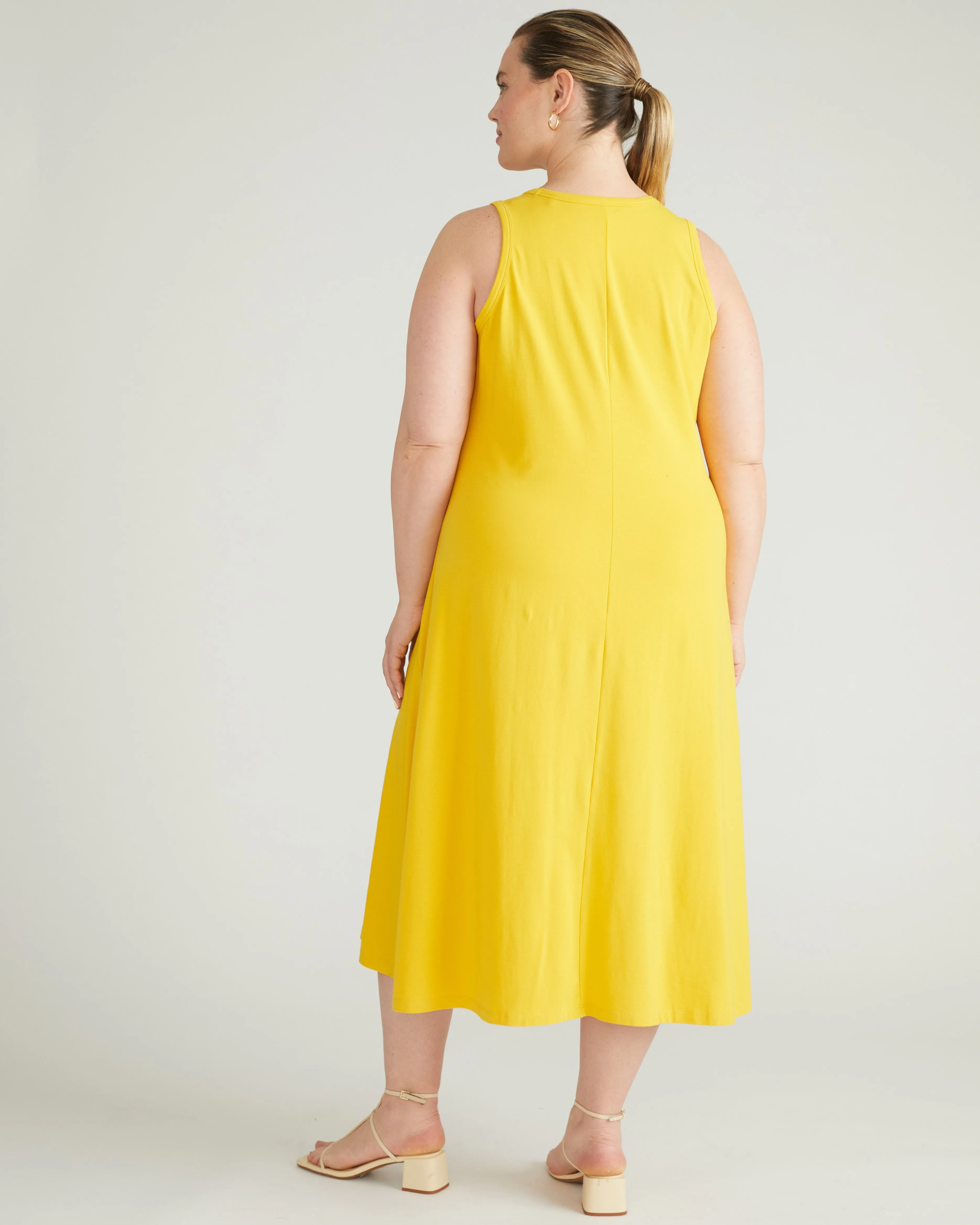 Sardinia Tank Dress - Yellow sold by Universal Standard product image thumbnail 4