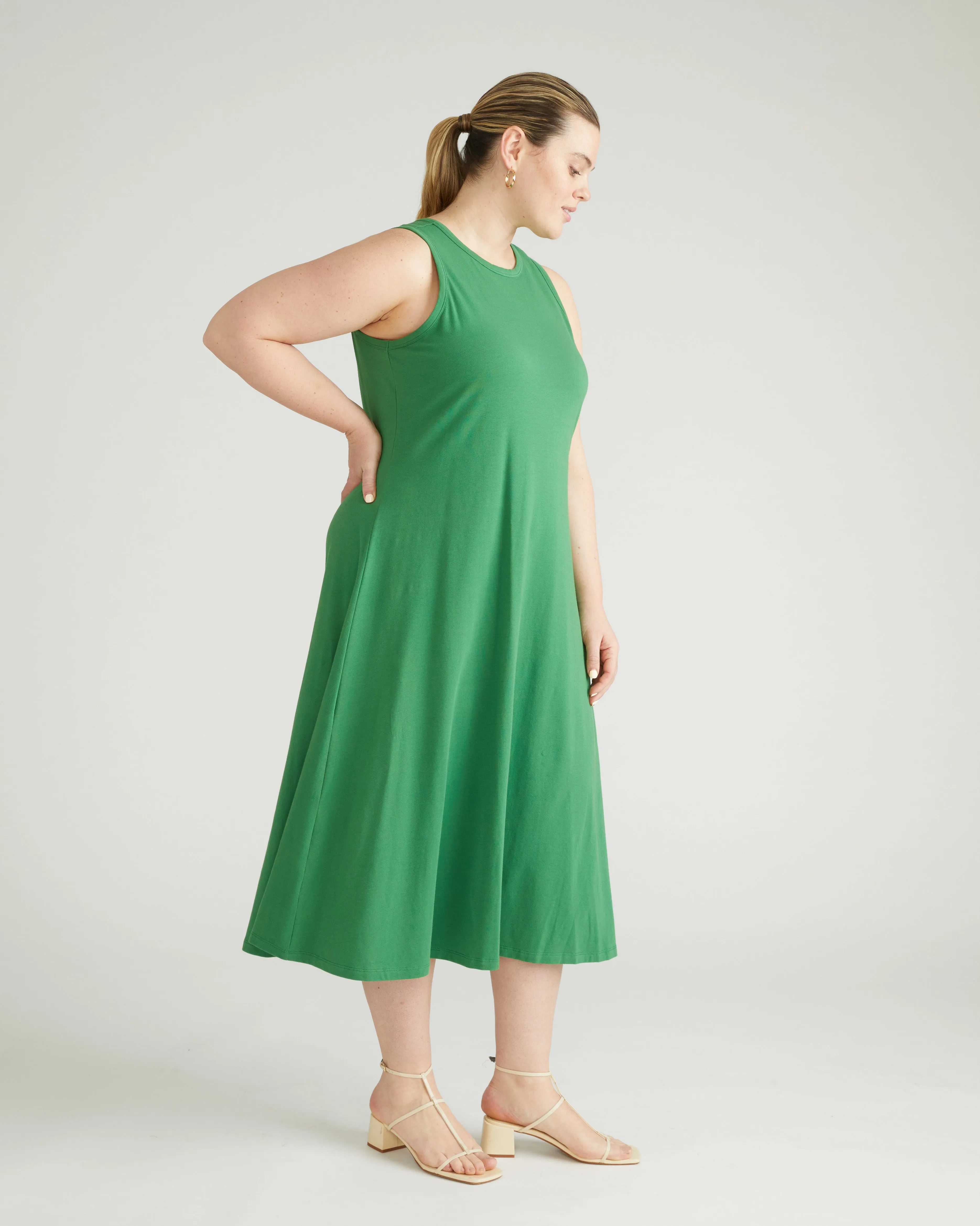 Sardinia Tank Dress - Clover sold by Universal Standard product image thumbnail 3