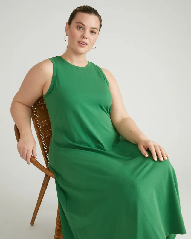 Sardinia Tank Dress - Clover sold by Universal Standard