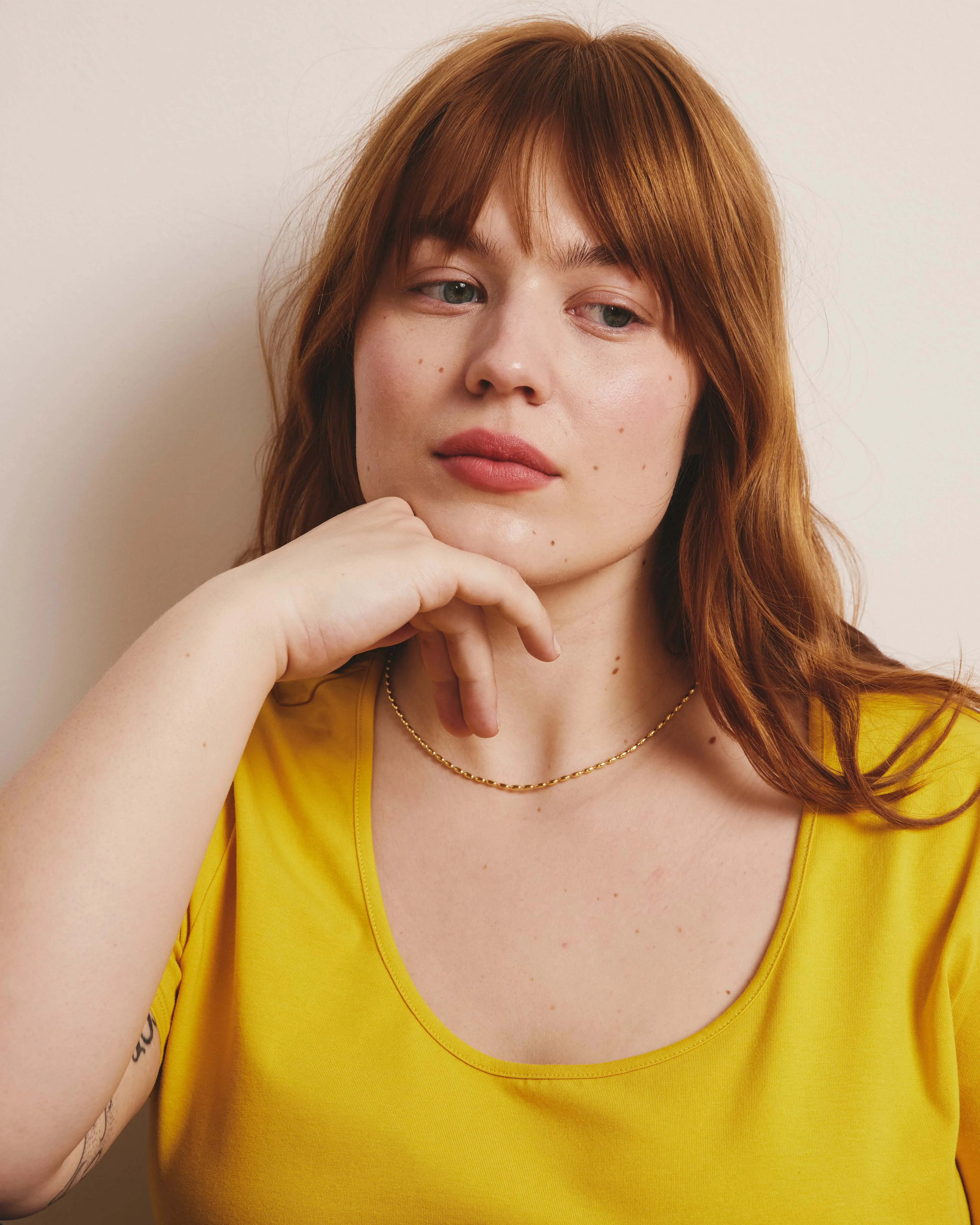Scoop Neck Tee - Yellow sold by Universal Standard product image thumbnail 2