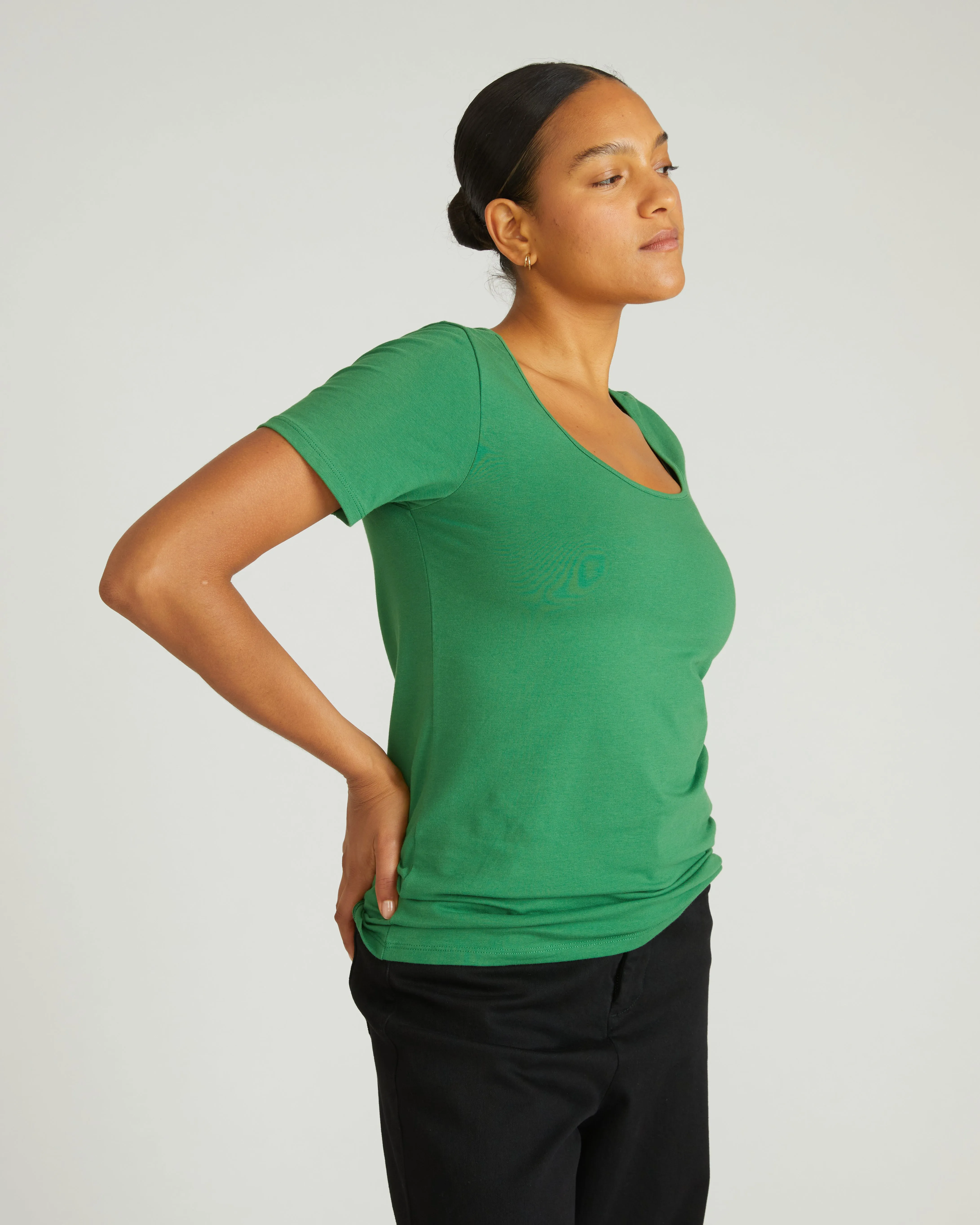 Scoop Neck Tee - Clover sold by Universal Standard product image thumbnail 2