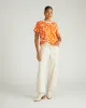 Garcon Tee - Petal Palette Print in Arancia sold by Universal Standard