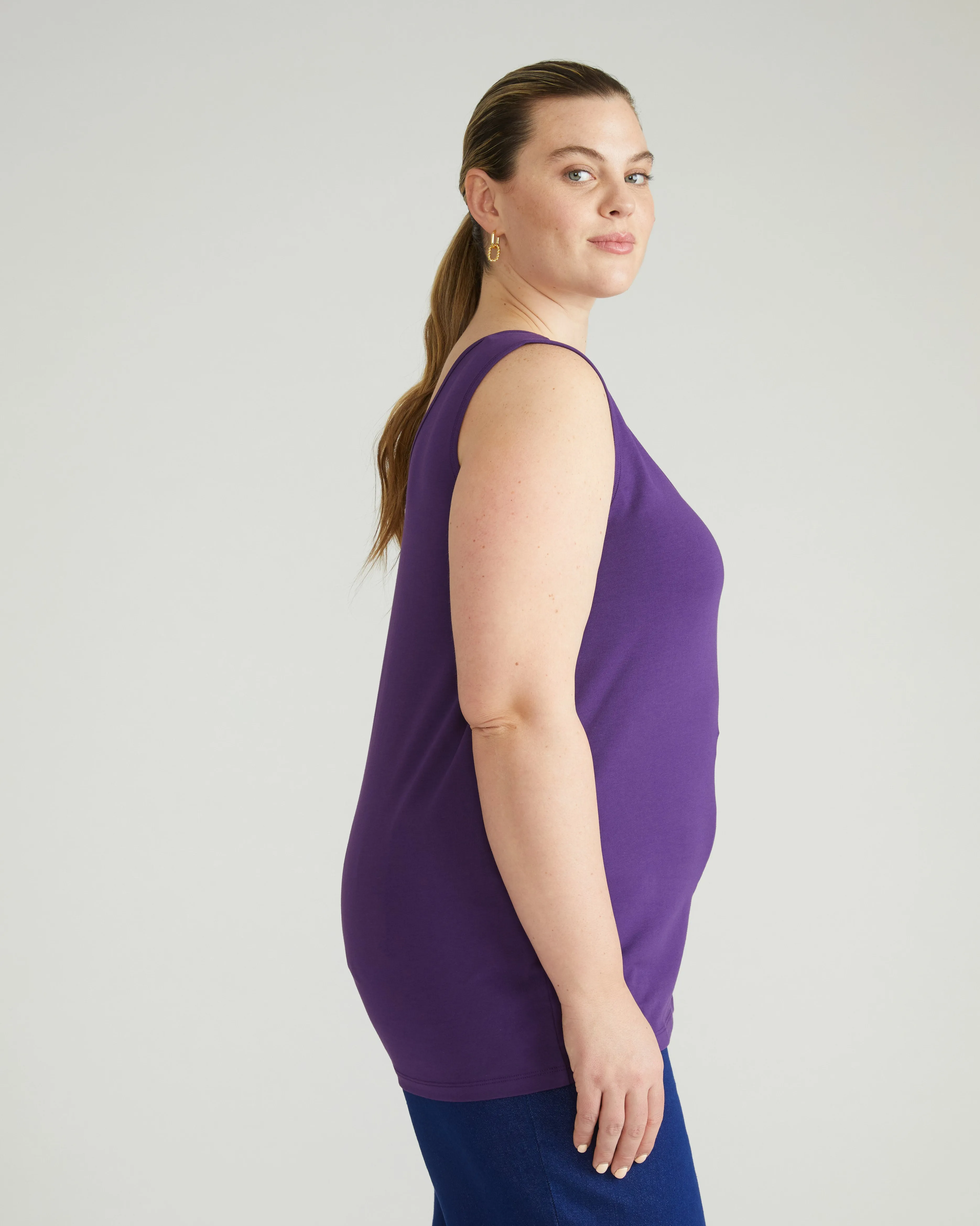 Double V Tank - Deep Purple sold by Universal Standard product image thumbnail 4
