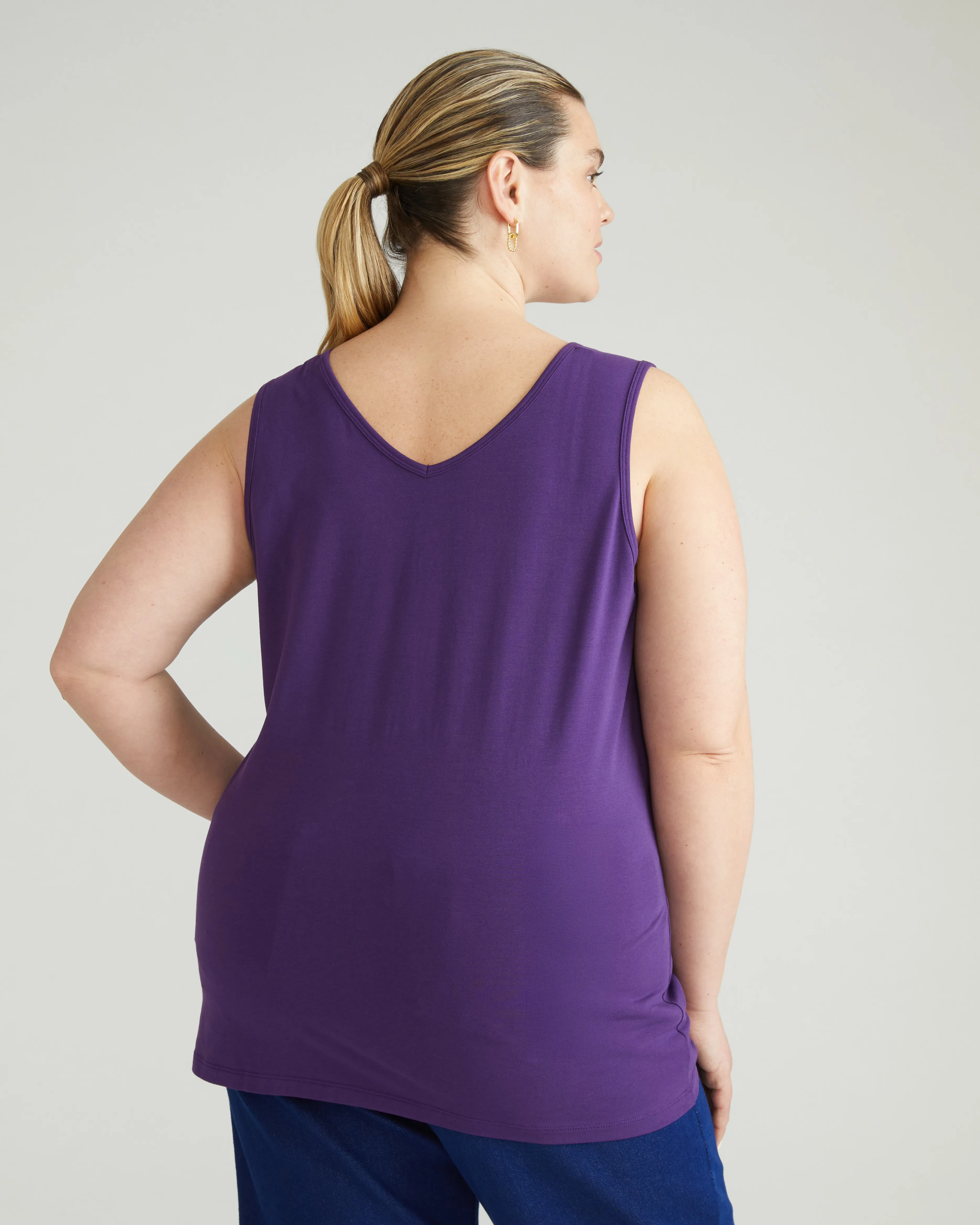 Double V Tank - Deep Purple sold by Universal Standard product image thumbnail 5
