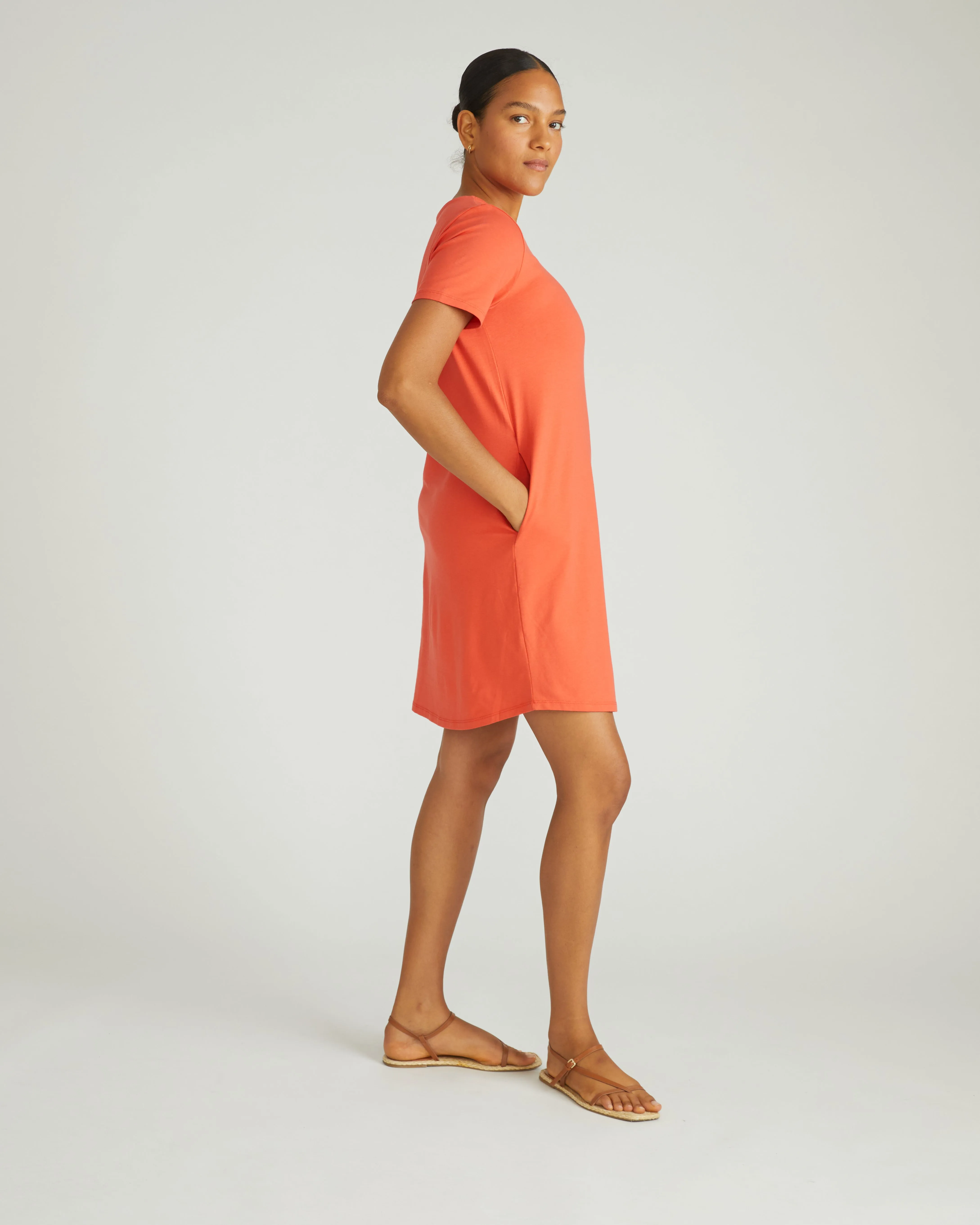 Halie T-Shirt Dress - Coral Reef sold by Universal Standard product image thumbnail 2