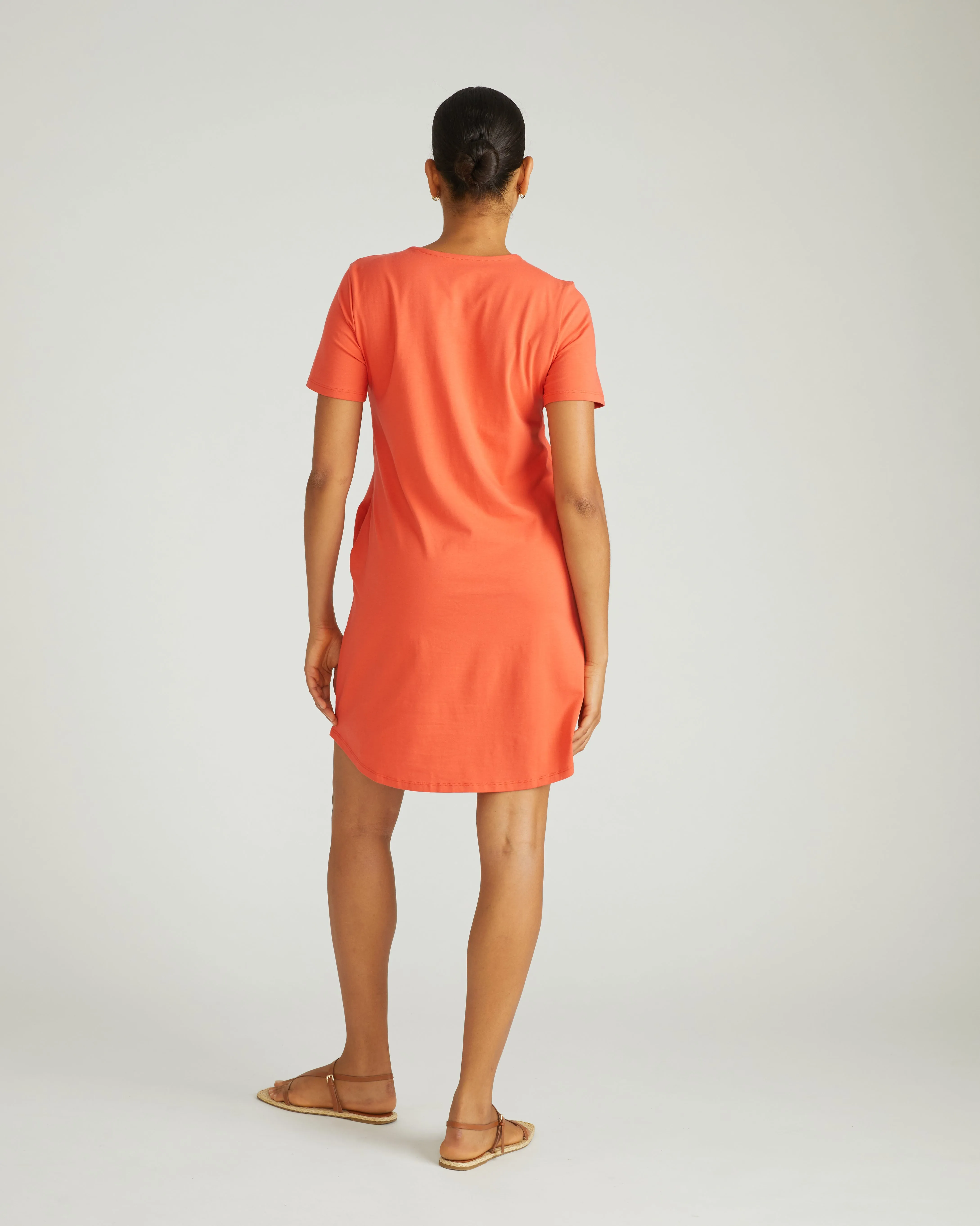 Halie T-Shirt Dress - Coral Reef sold by Universal Standard product image thumbnail 3