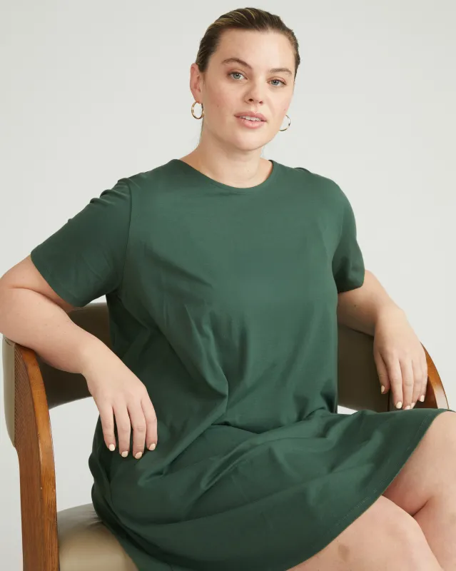 Halie T-Shirt Dress - Conifer sold by Universal Standard