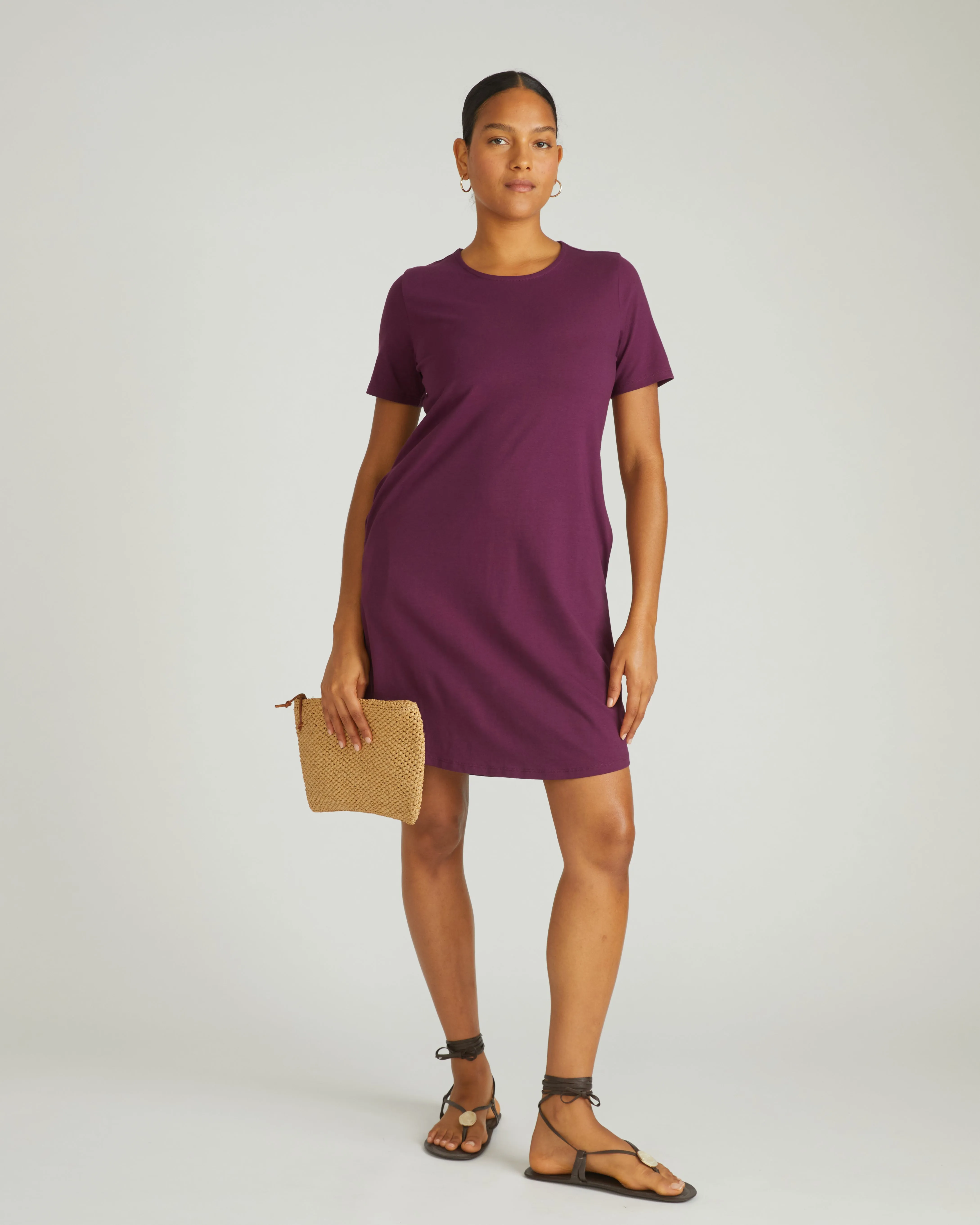 Halie T-Shirt Dress - Gamay sold by Universal Standard