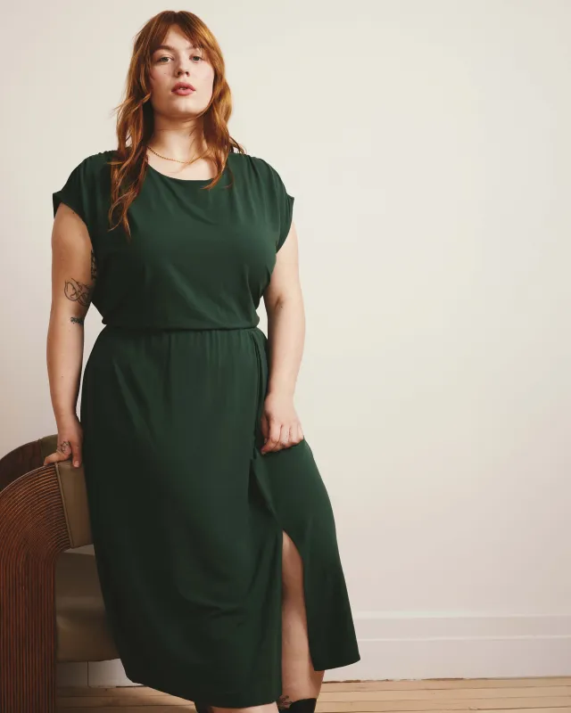 Havana Divine Jersey Dress - Conifer sold by Universal Standard