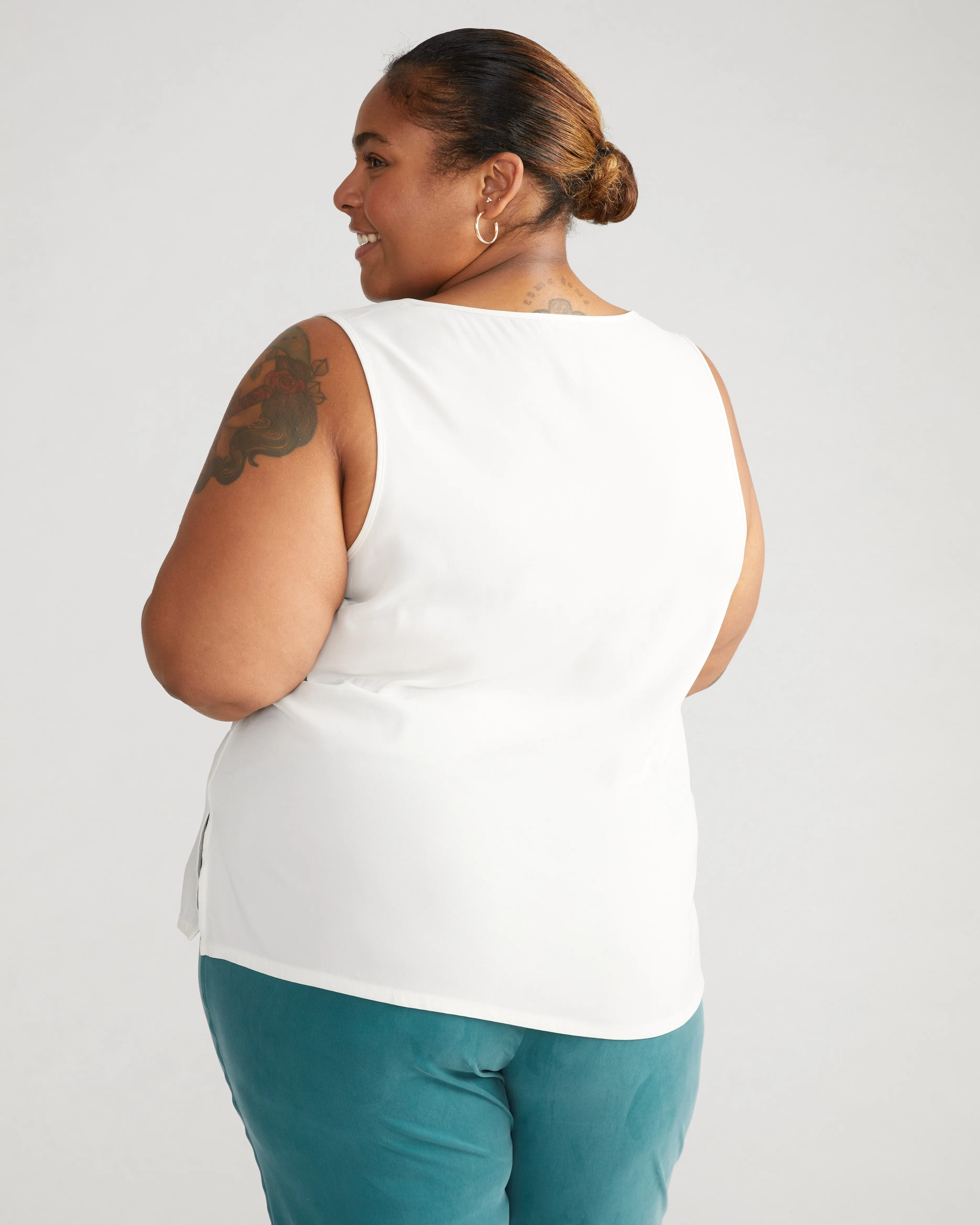 Cooling Stretch Cupro Tank - Cream sold by Universal Standard product image thumbnail 2