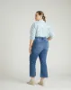 ComfortDenim Bootcut Jeans - Western Blue Wash sold by Universal Standard