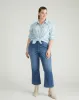 ComfortDenim Bootcut Jeans - Western Blue Wash sold by Universal Standard
