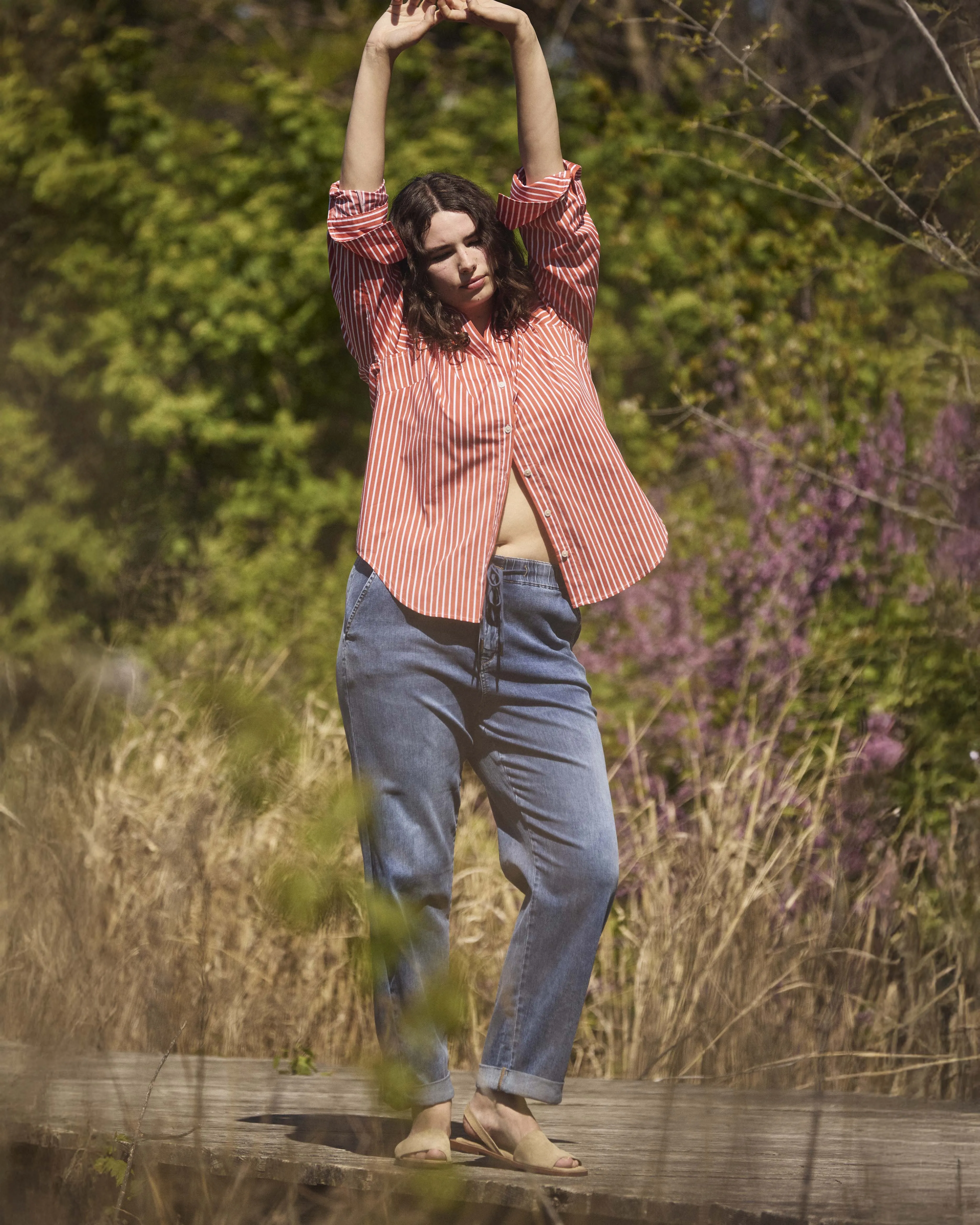 ComfortDenim Drawstring Jeans - Western Blue Wash sold by Universal Standard product image thumbnail 2