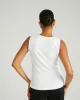 Daisy Ribbed Tank - White sold by Universal Standard