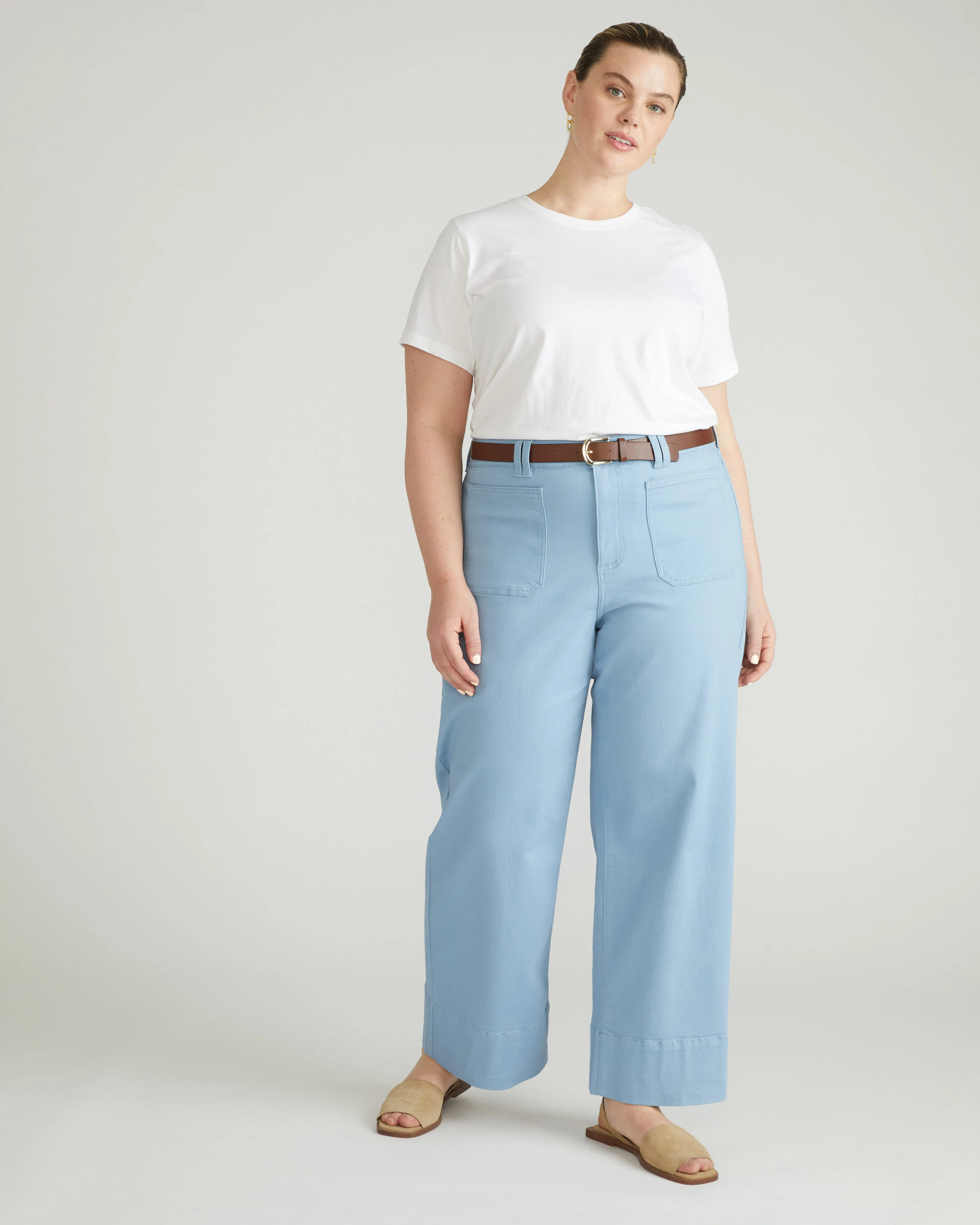 Claudia High Rise Stretch Jeans - Clear Sky sold by Universal Standard product image thumbnail 3