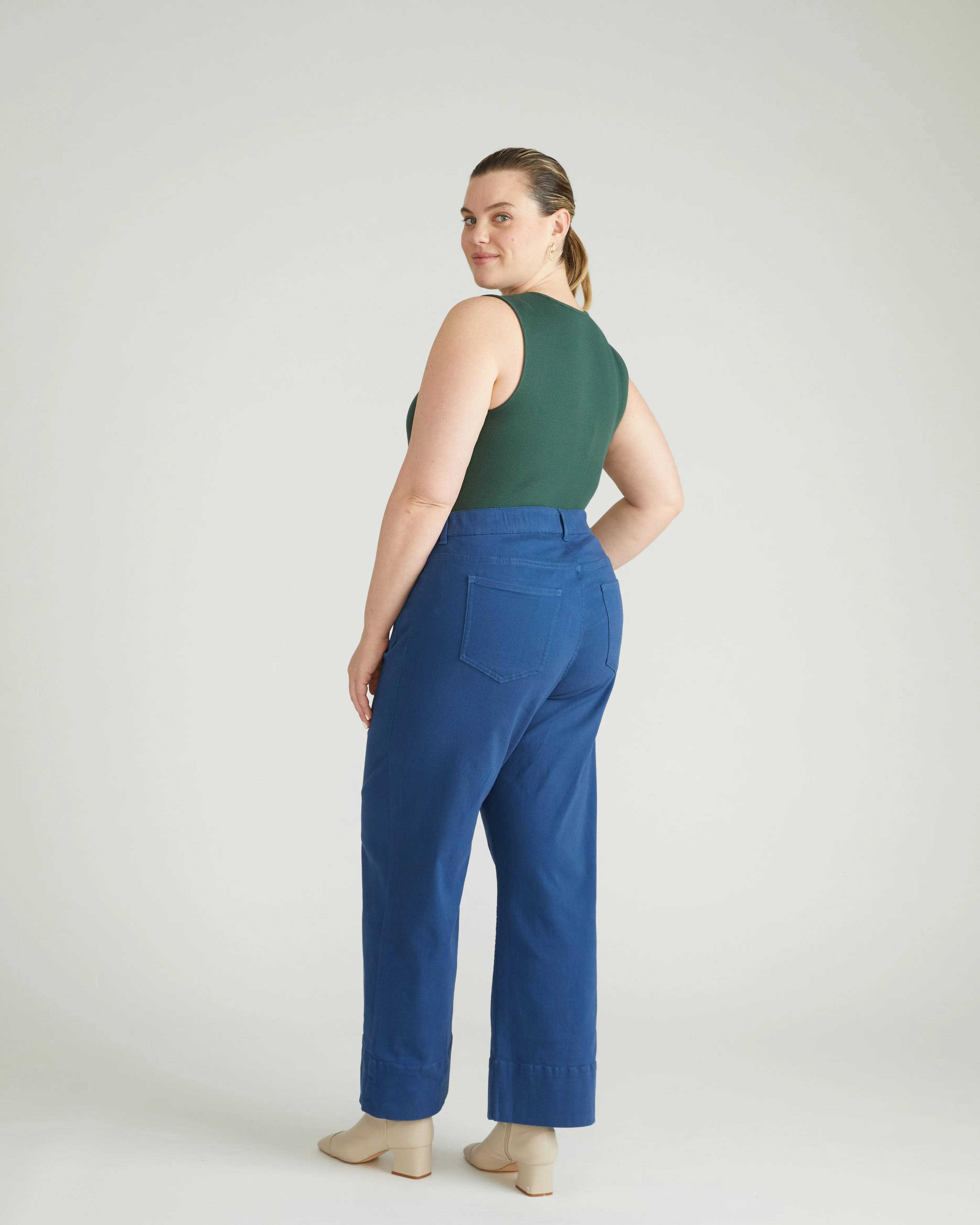 Claudia High Rise Stretch Jeans - French Blue sold by Universal Standard product image thumbnail 5