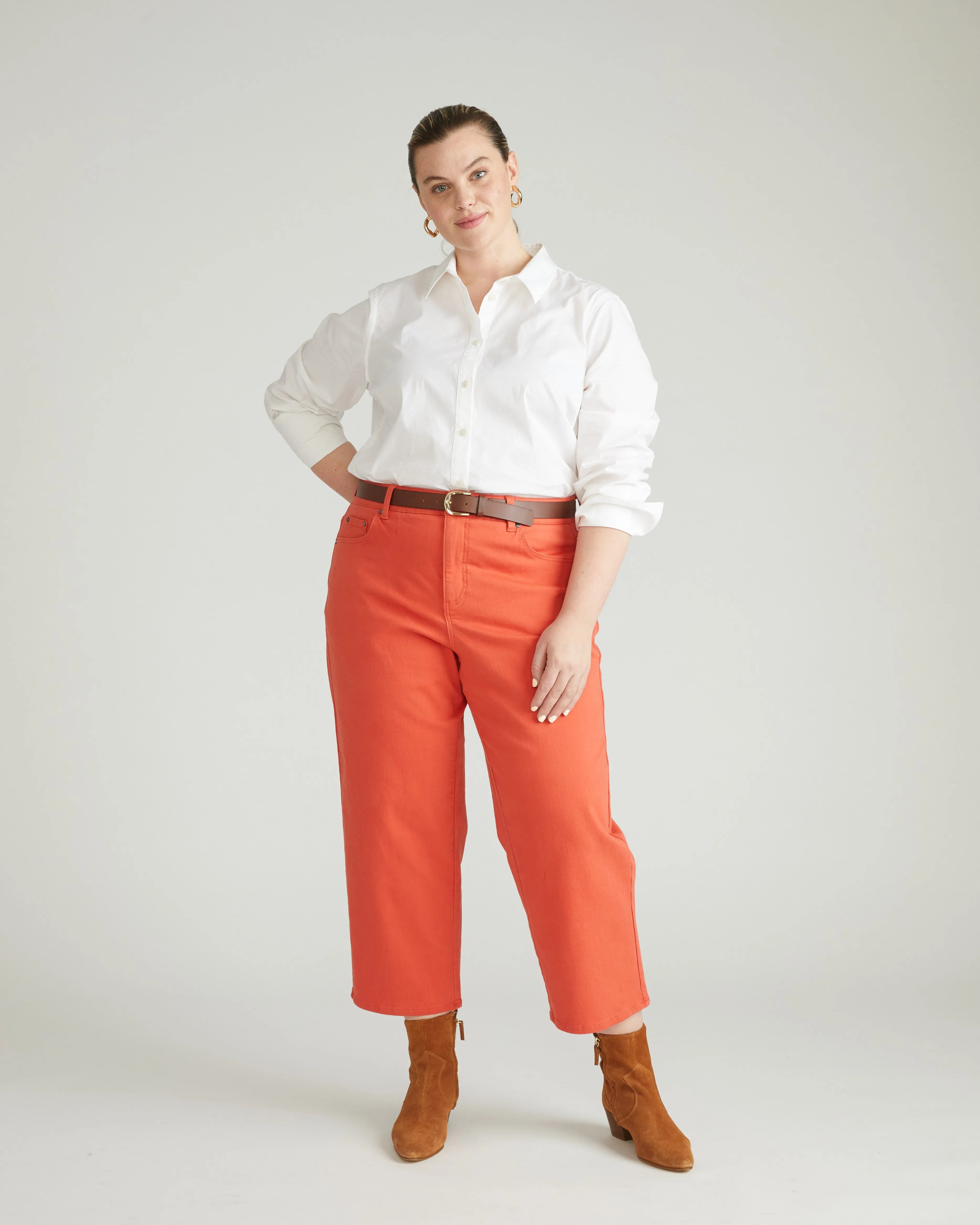 Bae Boyfriend Crop Jeans - Coral Reef sold by Universal Standard product image thumbnail 2