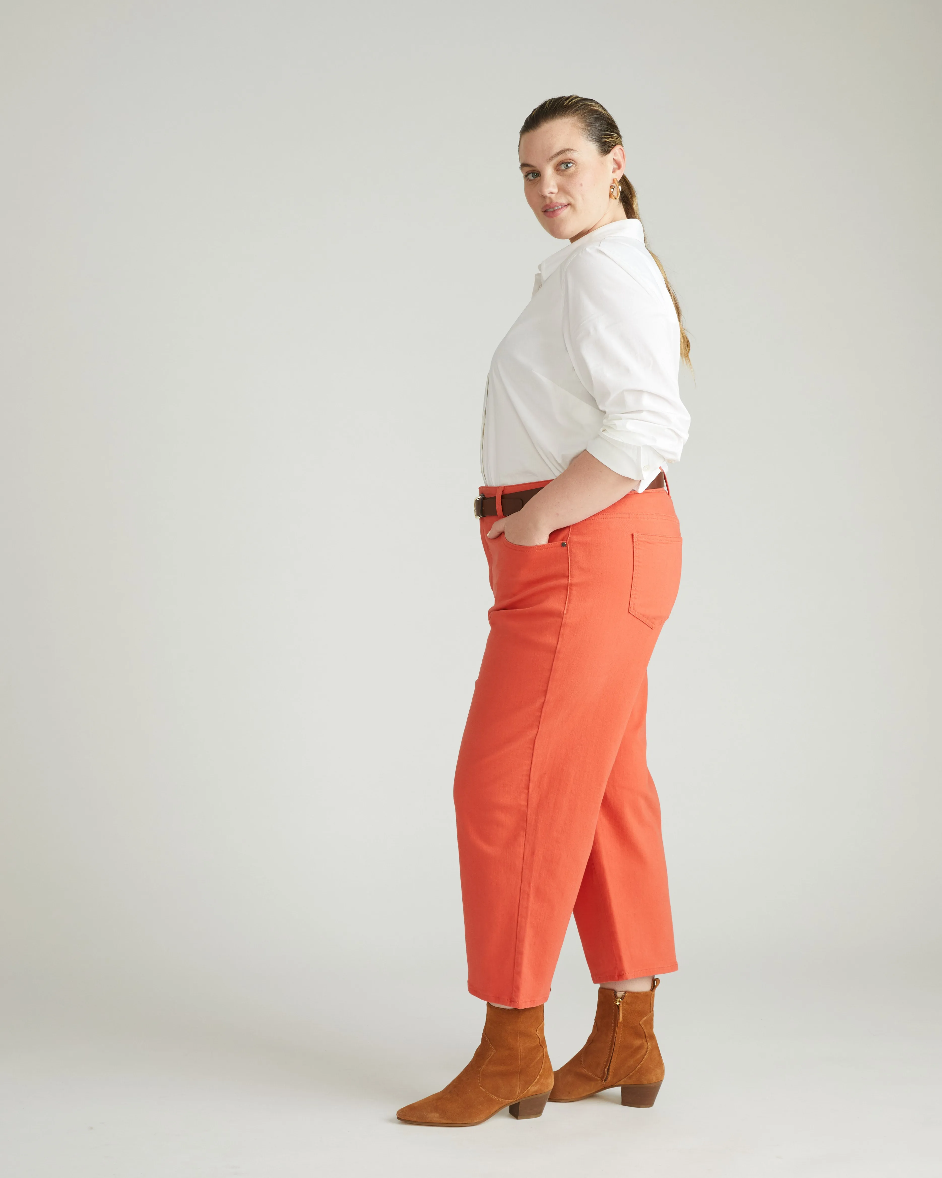 Bae Boyfriend Crop Jeans - Coral Reef sold by Universal Standard product image thumbnail 3
