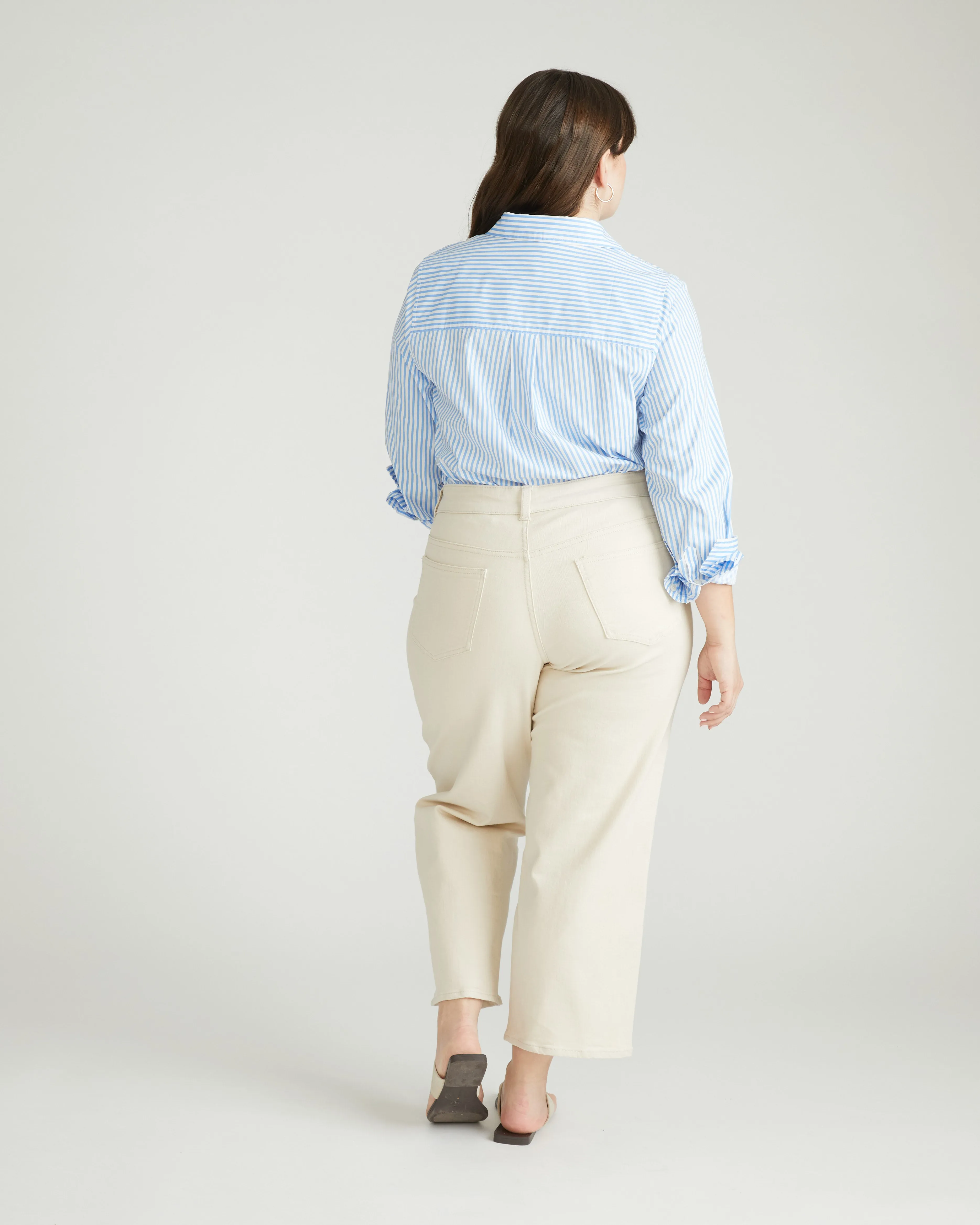 Bae Boyfriend Crop Jeans - Ecru sold by Universal Standard product image thumbnail 3