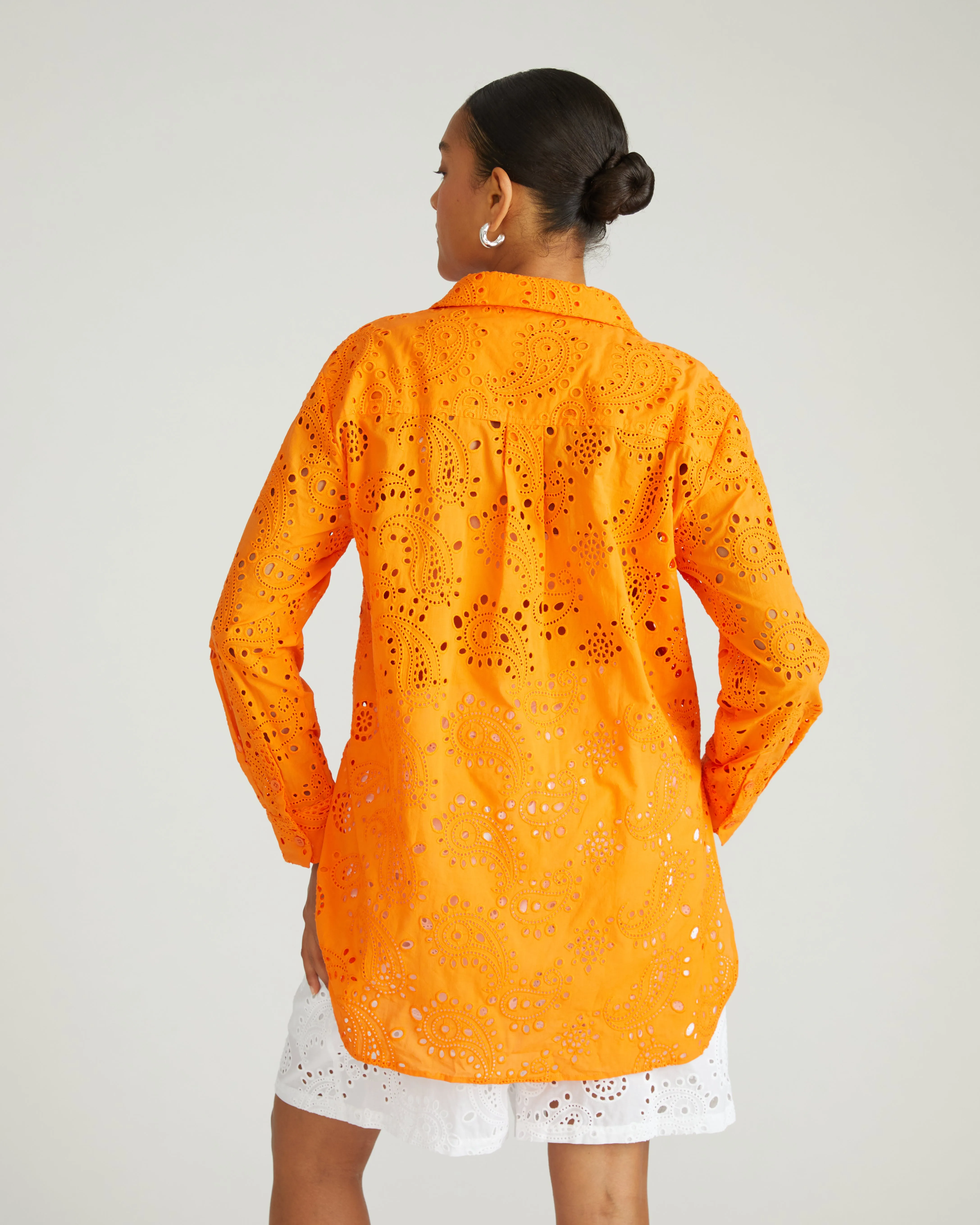 The Artist Cotton Eyelet Shirt - Arancia sold by Universal Standard product image thumbnail 3