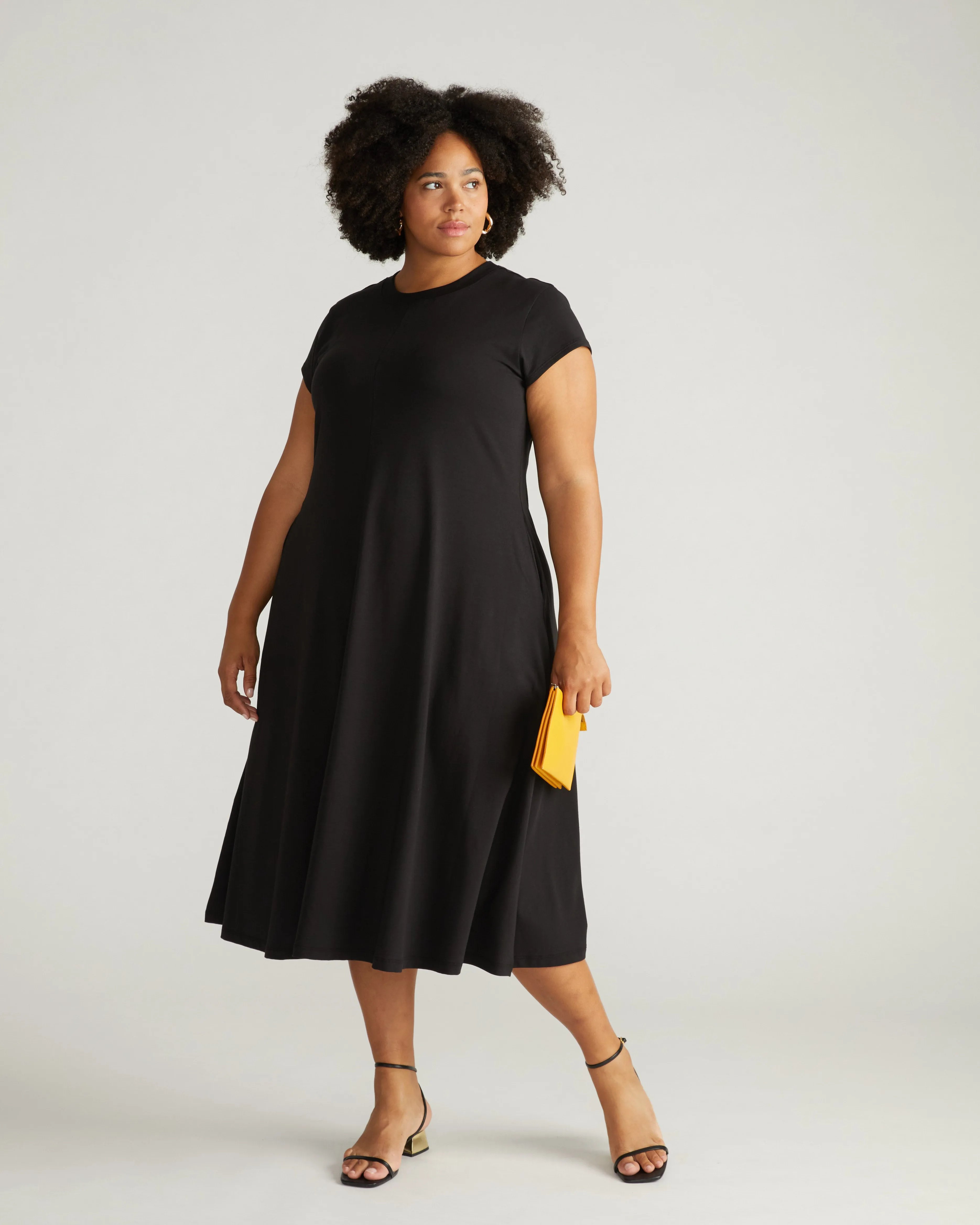 Easy Breezy T-Shirt Dress - Black sold by Universal Standard product image thumbnail 3