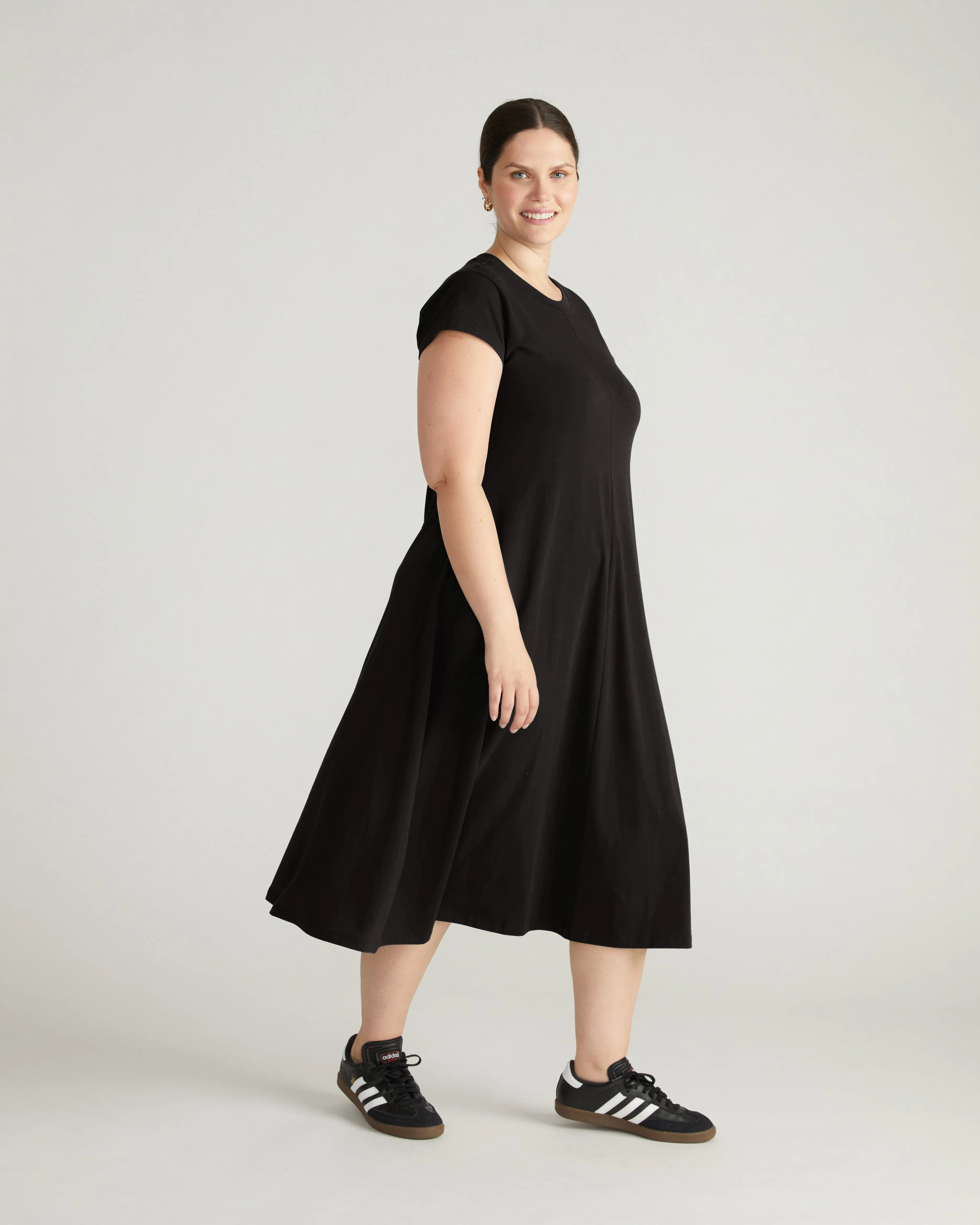 Easy Breezy T-Shirt Dress - Black sold by Universal Standard product image thumbnail 2
