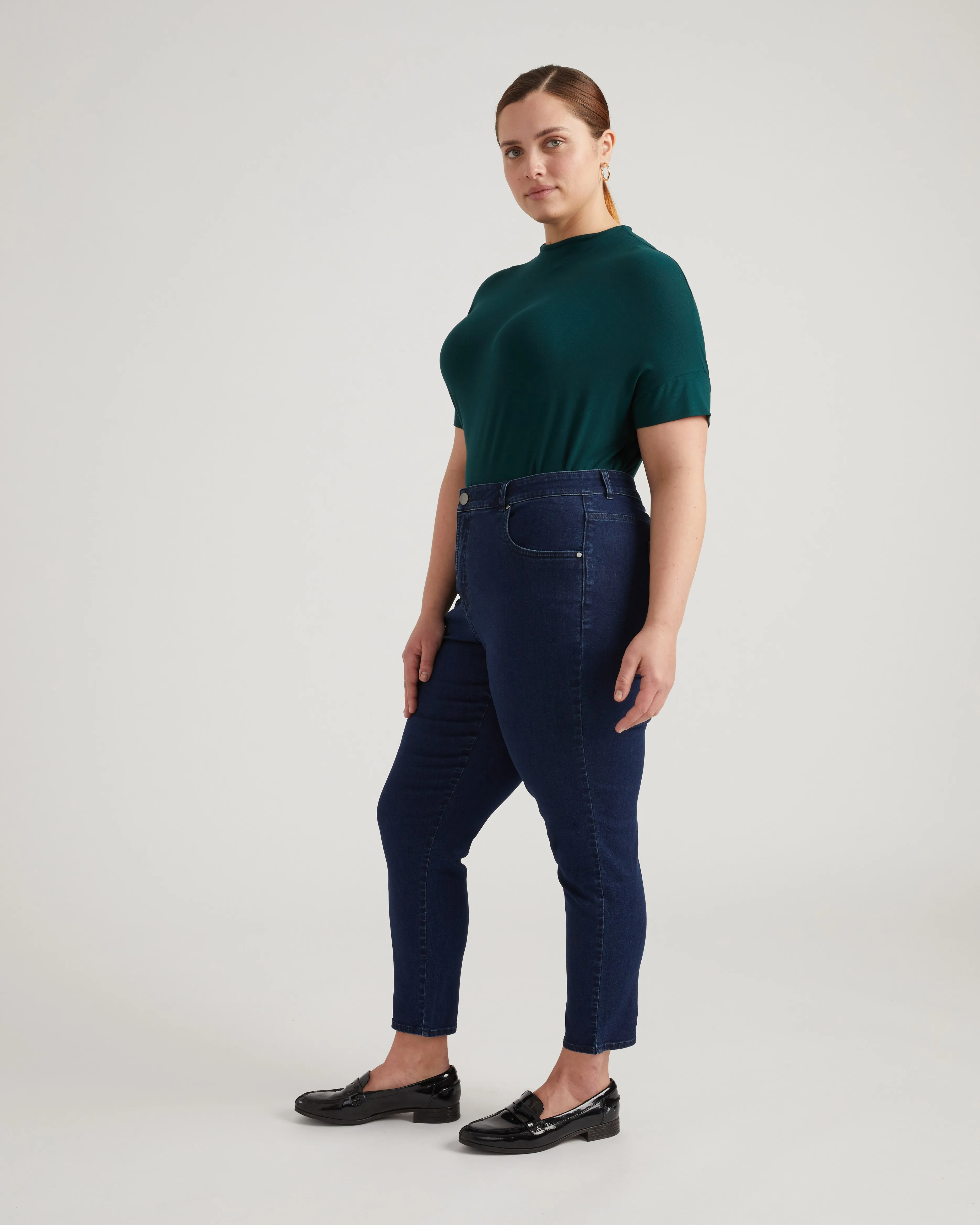Polina Jeans - Dark Indigo sold by Universal Standard product image thumbnail 5
