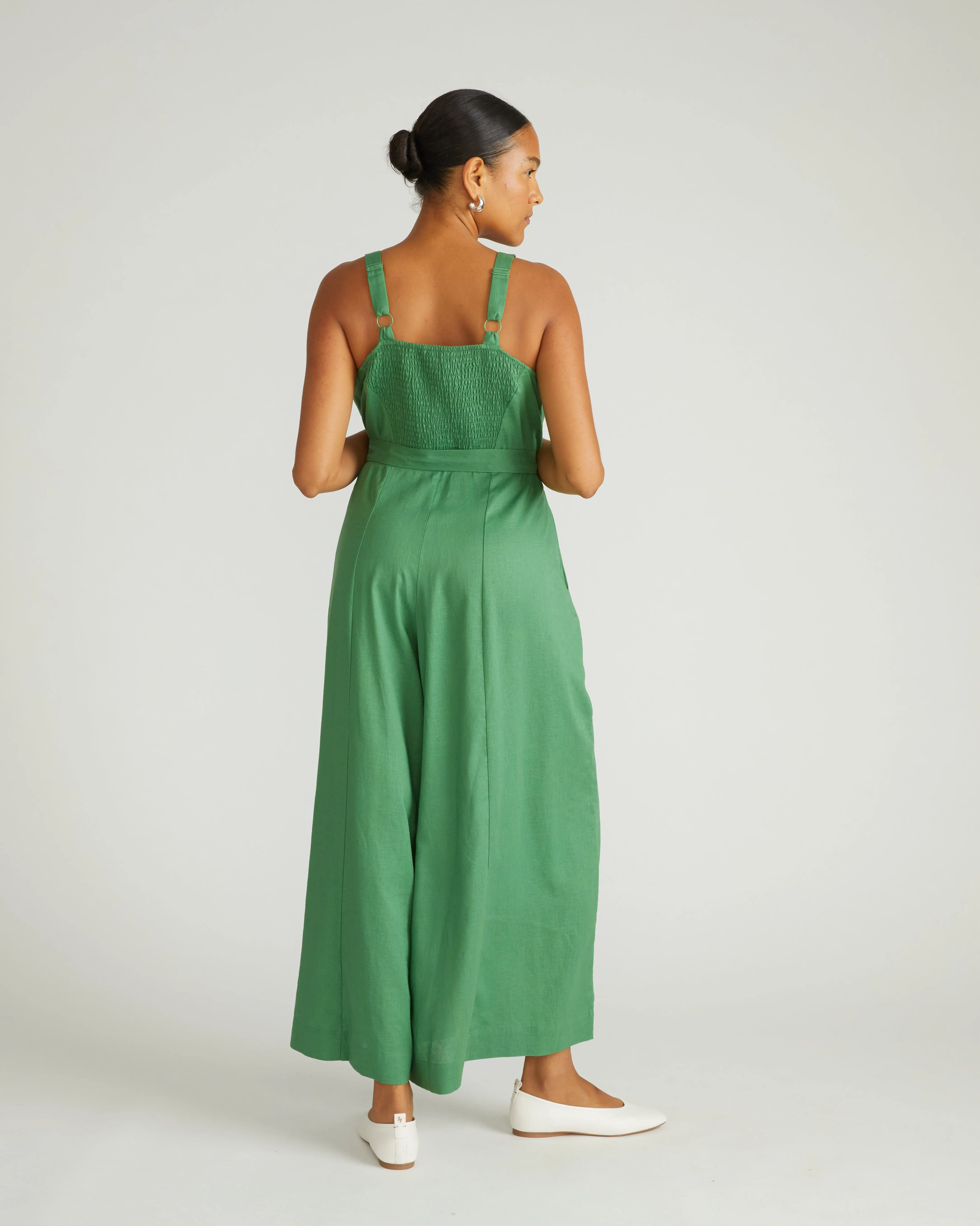 Promenade Linen Jumpsuit - Clover sold by Universal Standard product image thumbnail 2