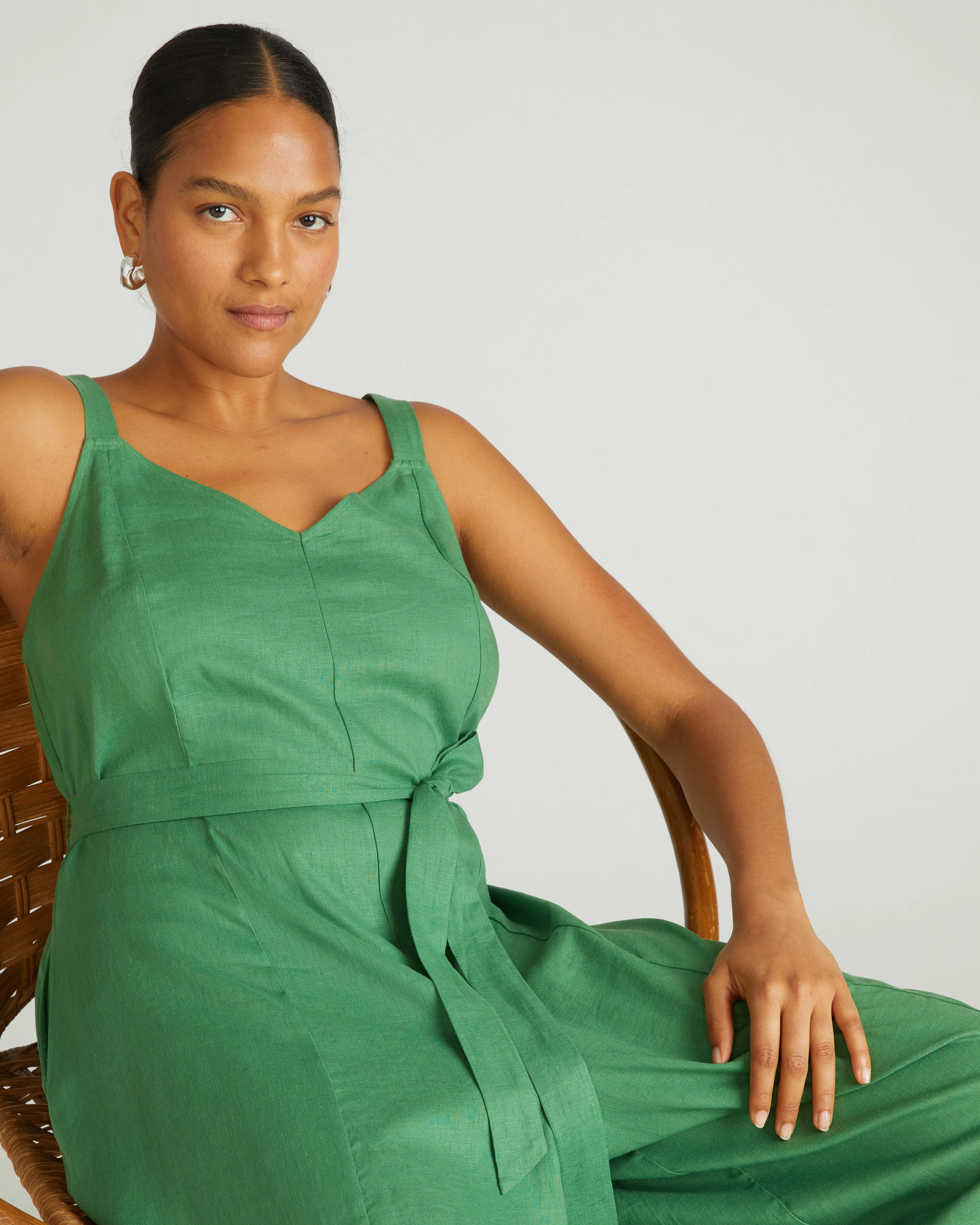 Promenade Linen Jumpsuit - Clover sold by Universal Standard product image thumbnail 3