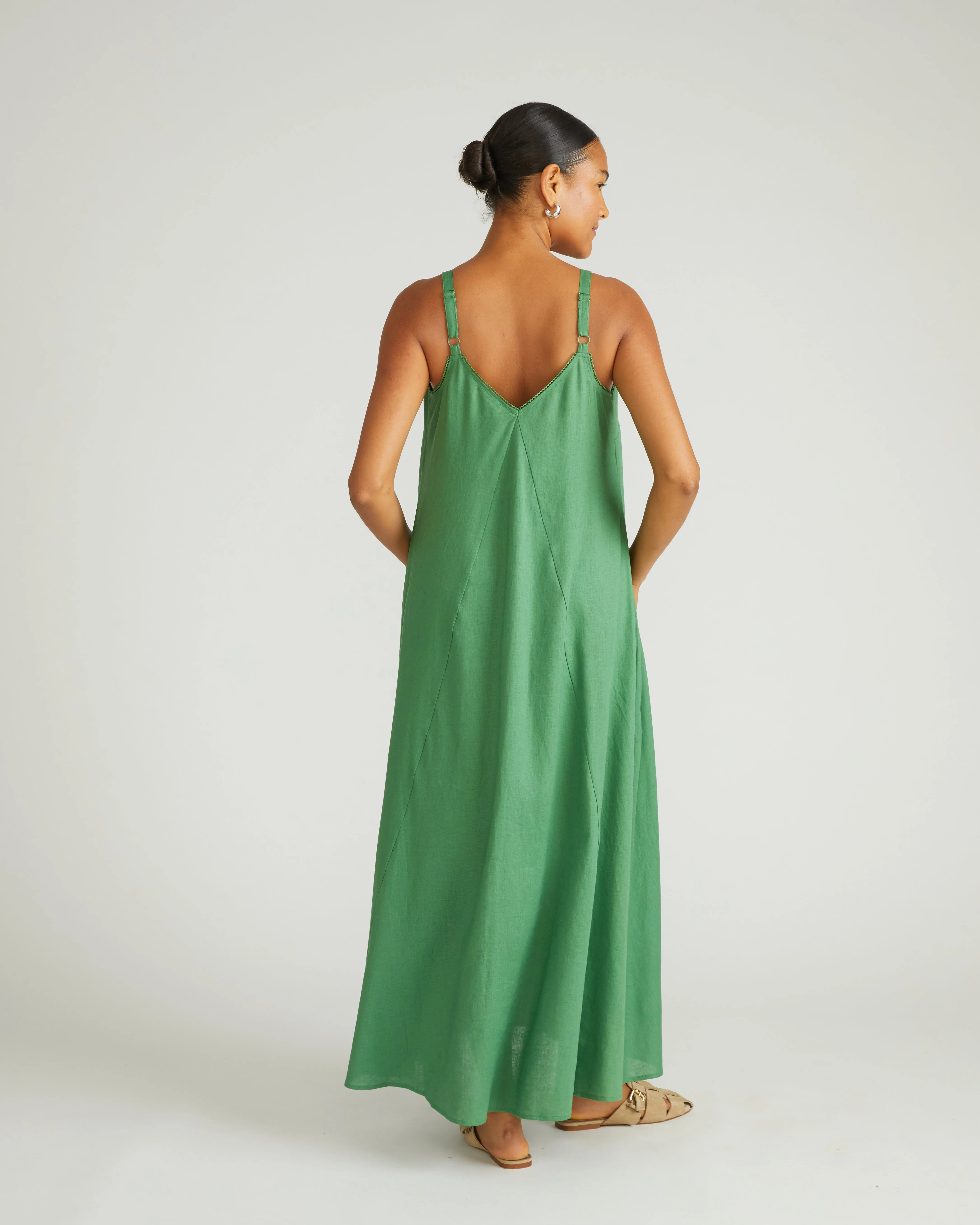 Kite Linen Dress - Clover sold by Universal Standard product image thumbnail 2