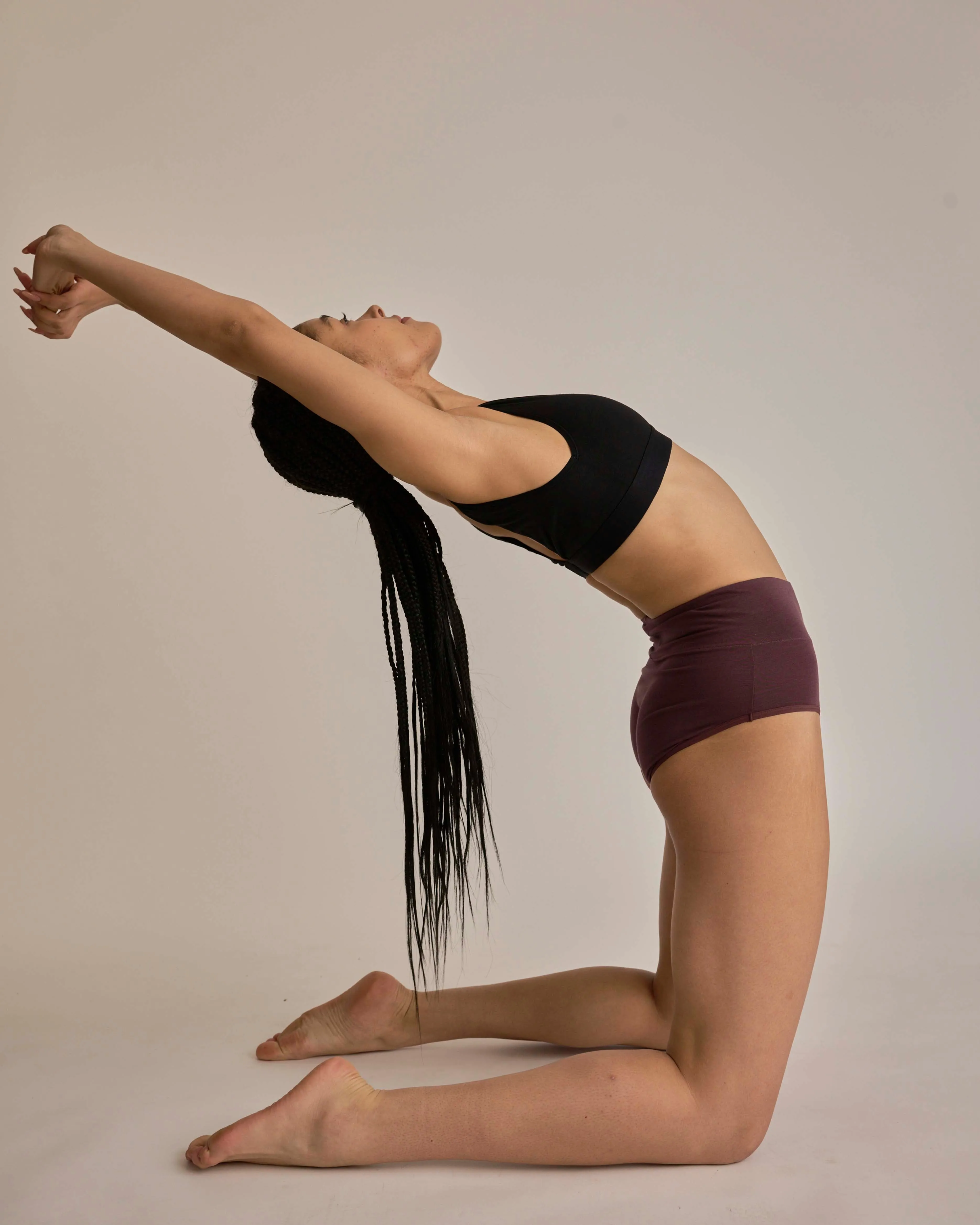 UltimateS Full Coverage High Rise Brief - Cassis sold by Universal Standard