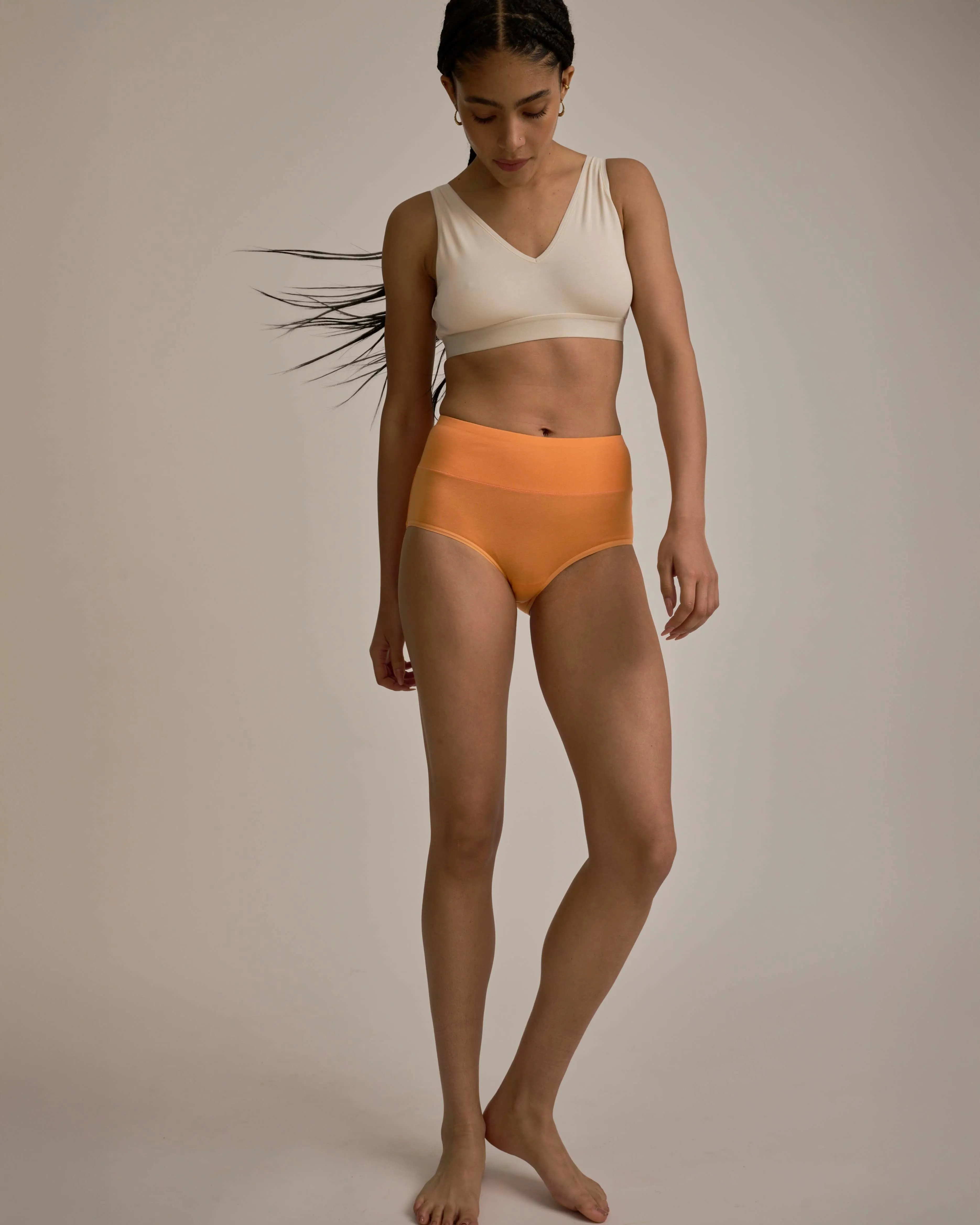 UltimateS Full Coverage High Rise Brief - Melon sold by Universal Standard product image thumbnail 2