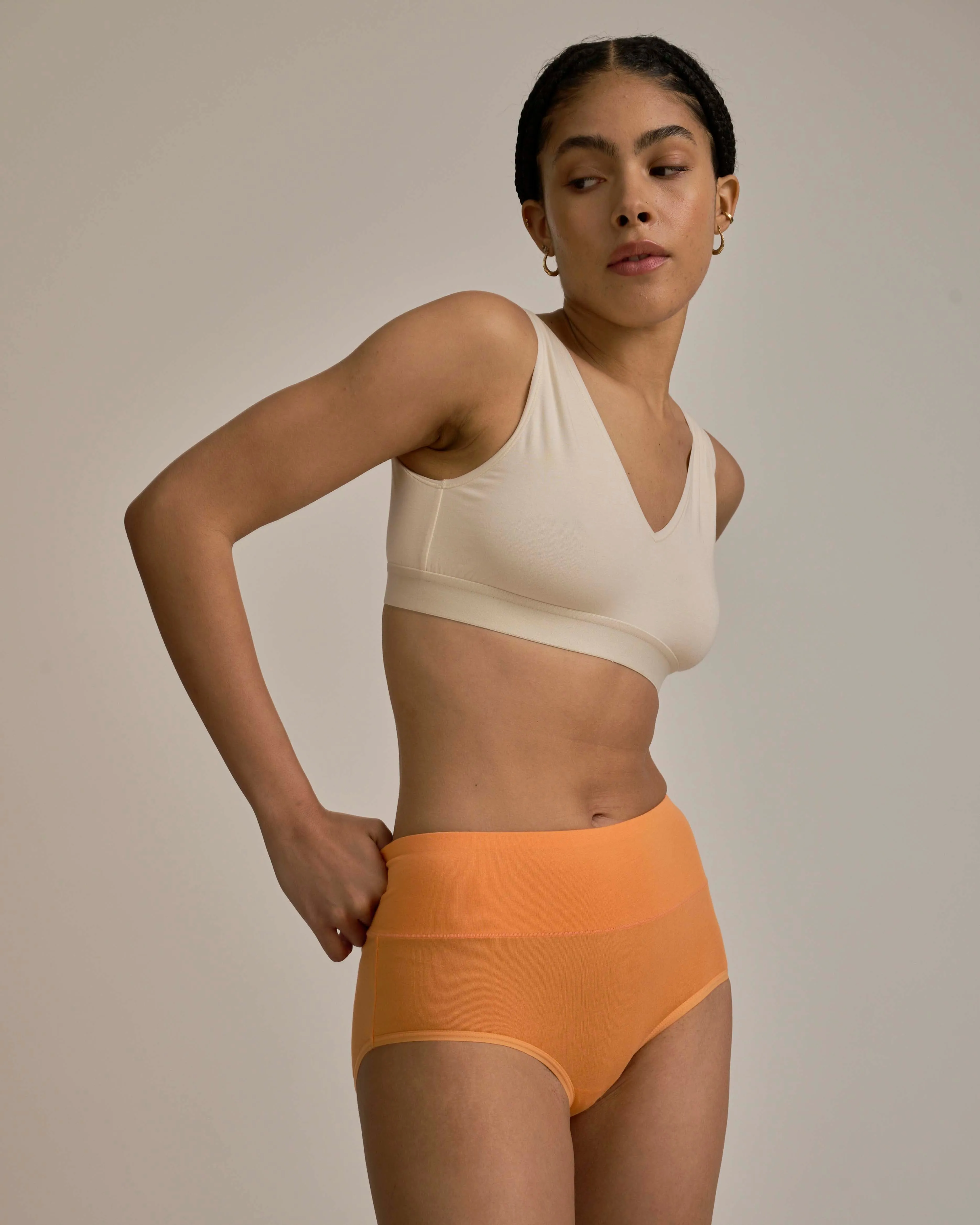 UltimateS Full Coverage High Rise Brief - Melon sold by Universal Standard product image thumbnail 4