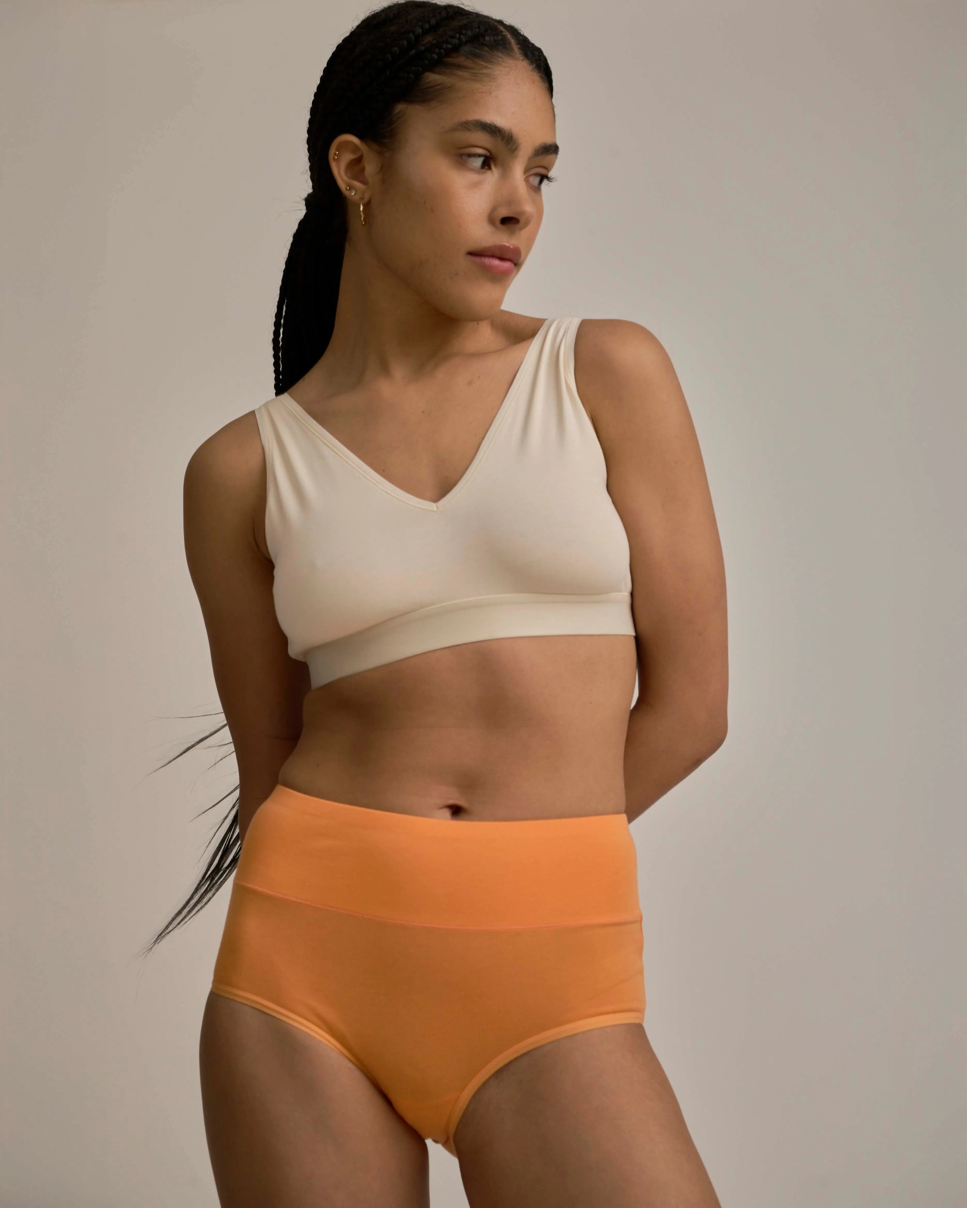 UltimateS Full Coverage High Rise Brief - Melon sold by Universal Standard product image thumbnail 5