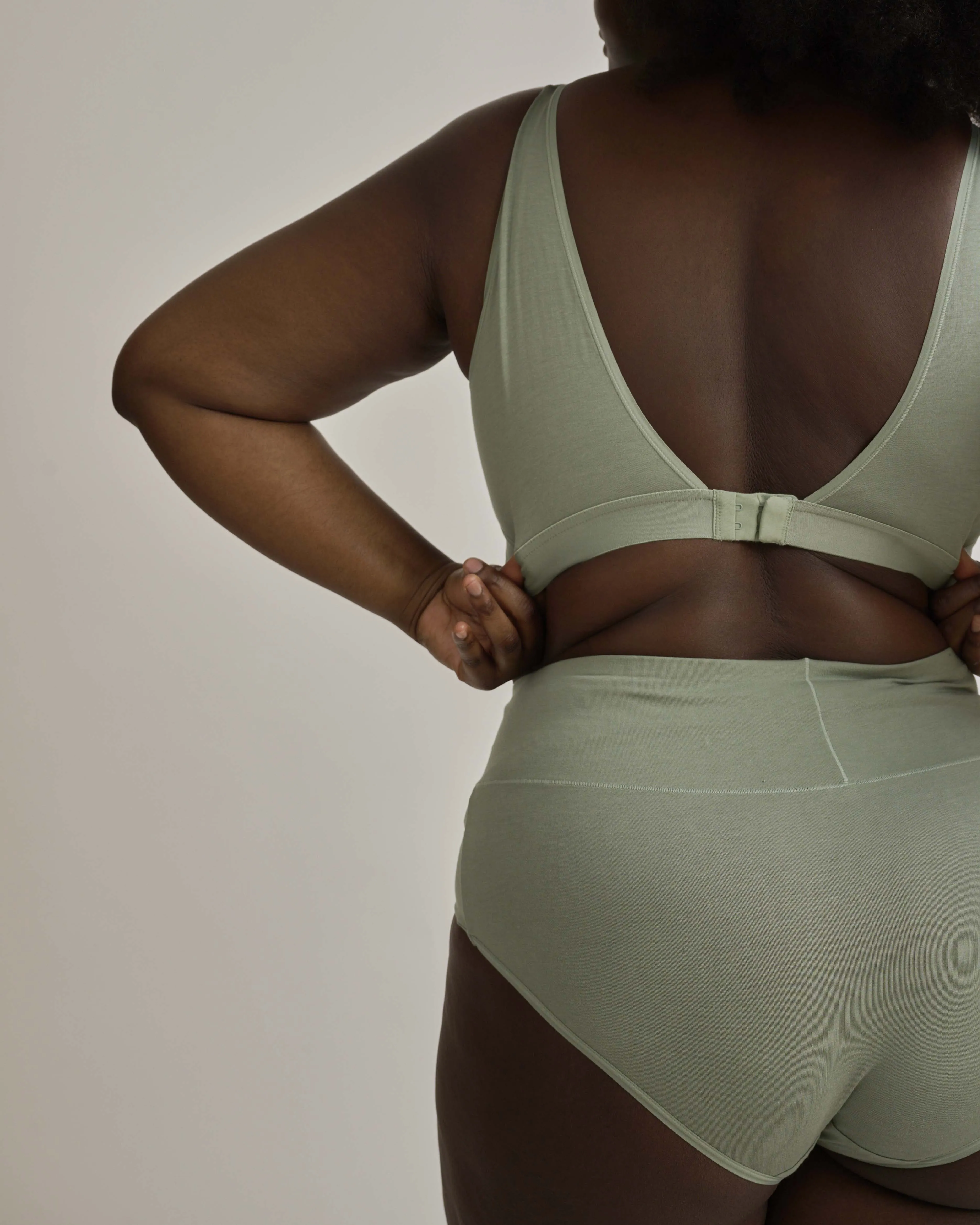 UltimateS Full Coverage High Rise Brief - Sage sold by Universal Standard product image thumbnail 3