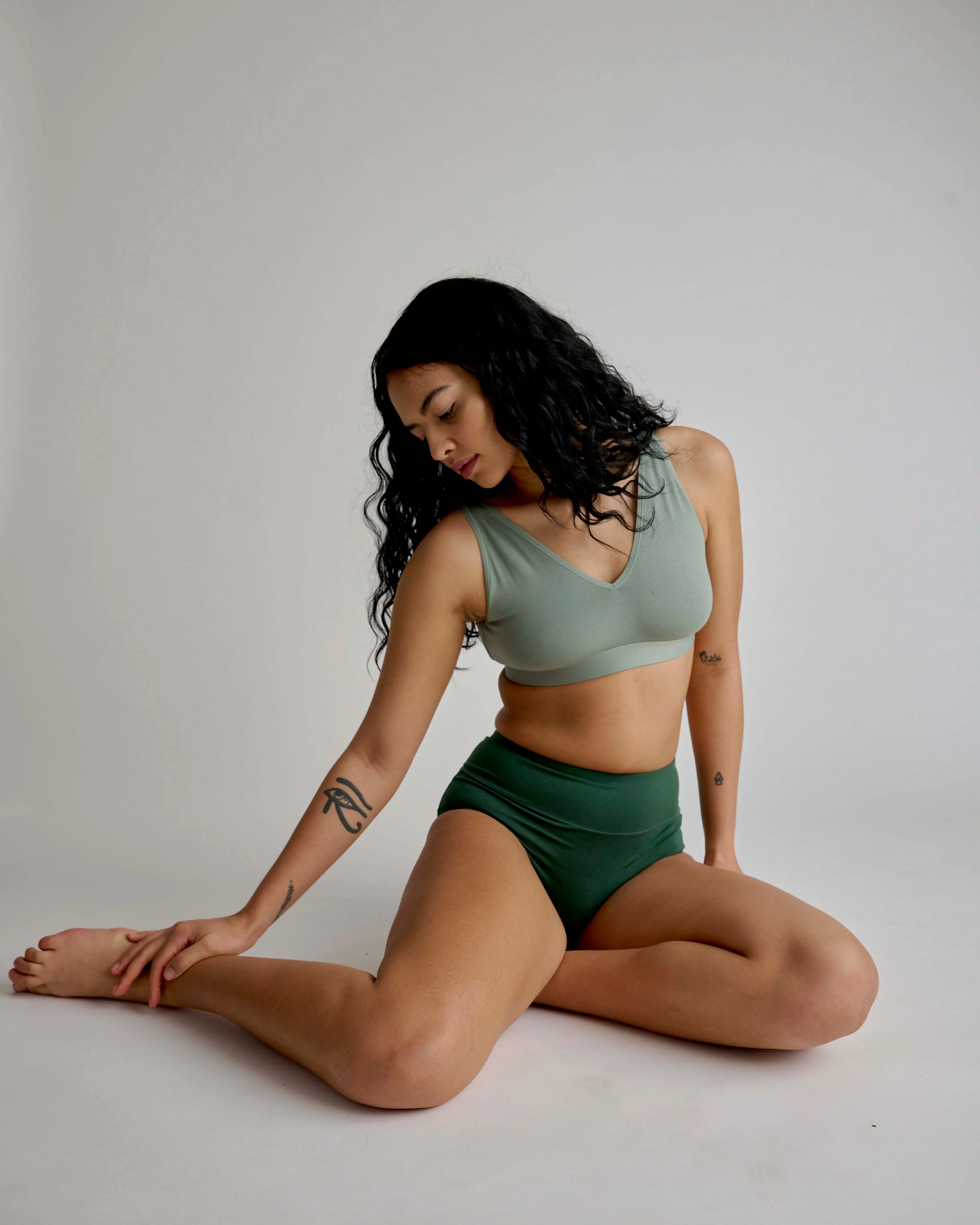 UltimateS Full Coverage High Rise Brief - Forest Green sold by Universal Standard product image thumbnail 4