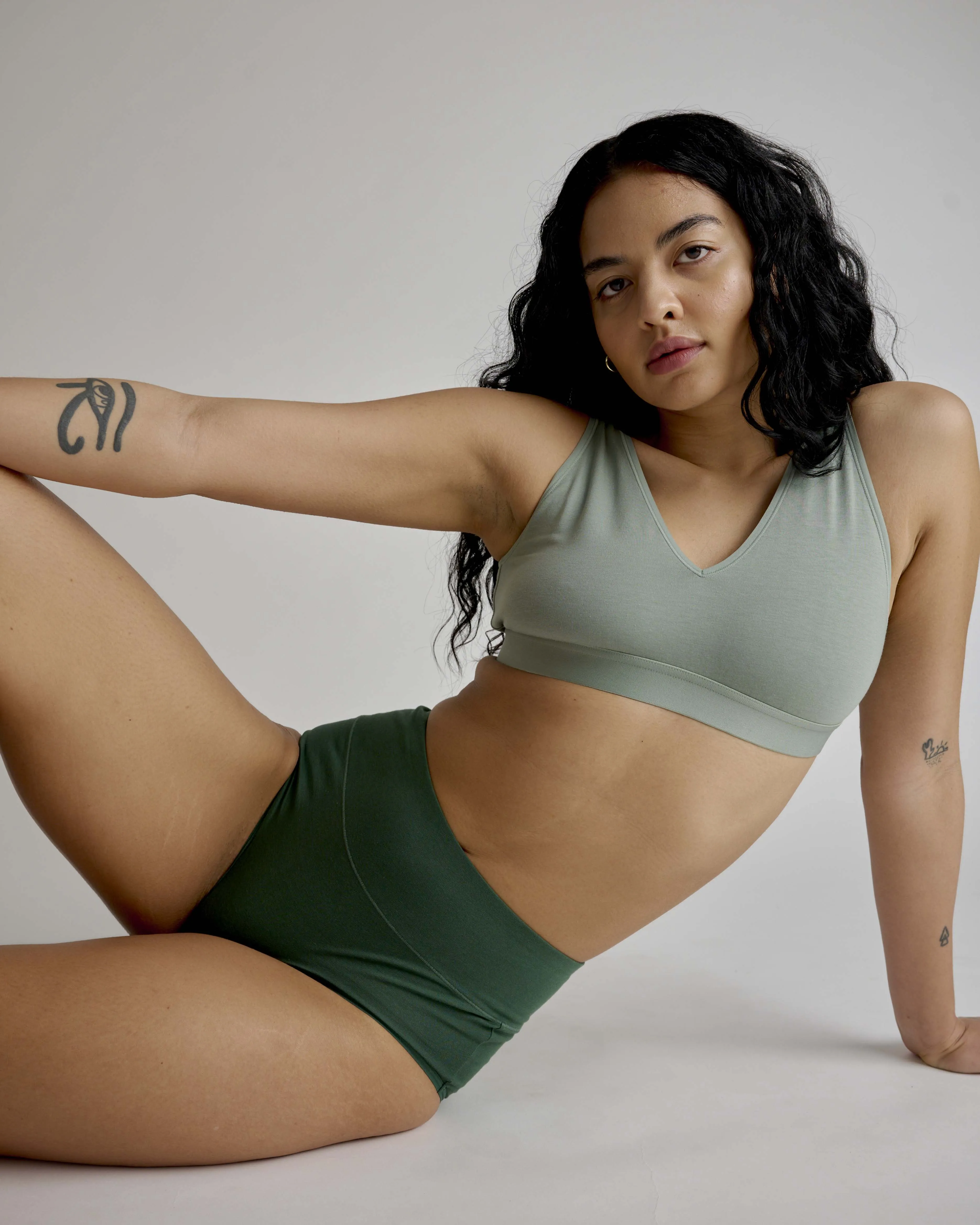 UltimateS Full Coverage High Rise Brief - Forest Green sold by Universal Standard product image thumbnail 2