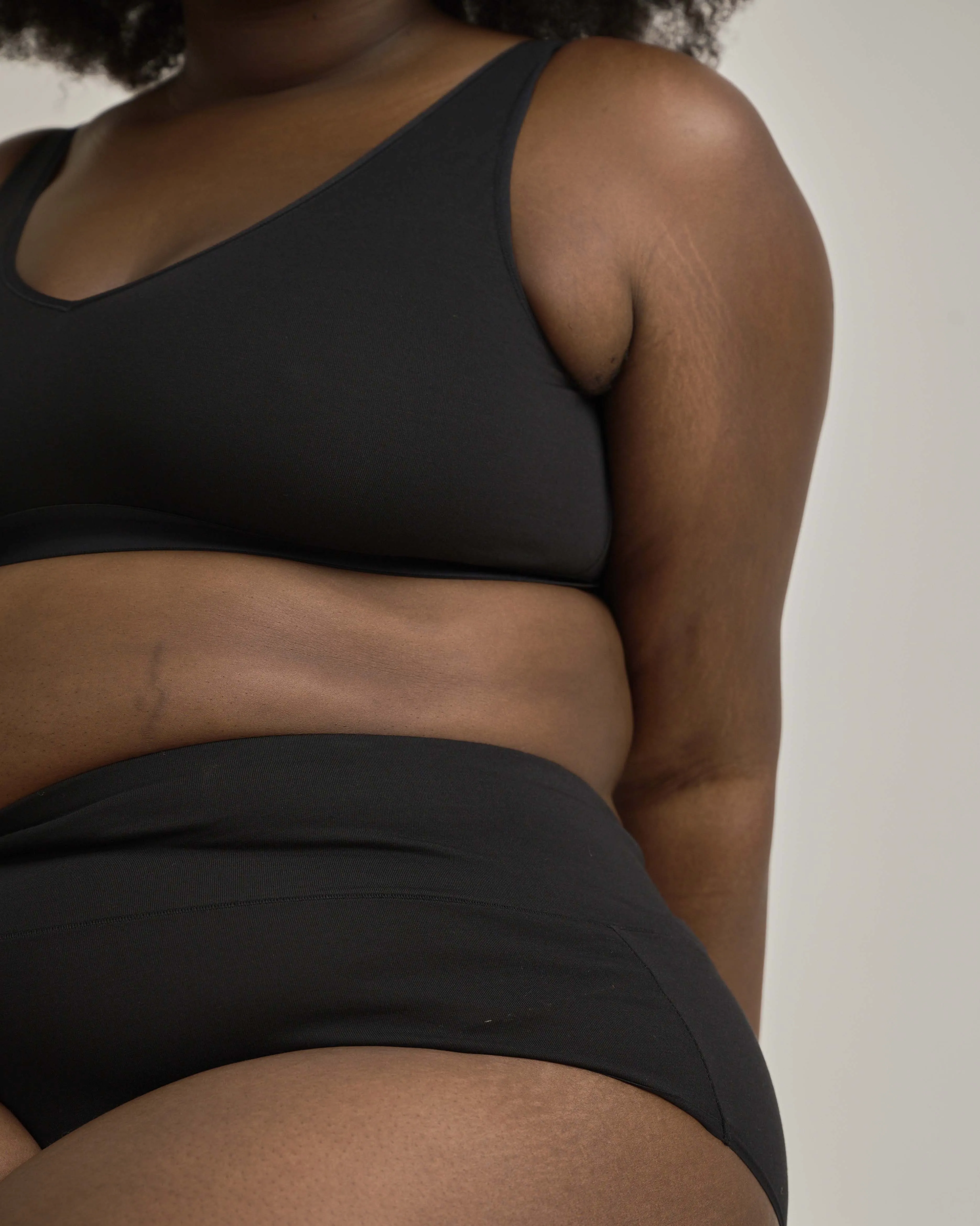 UltimateS Super Full Coverage High Rise Brief - Black sold by Universal Standard product image thumbnail 3