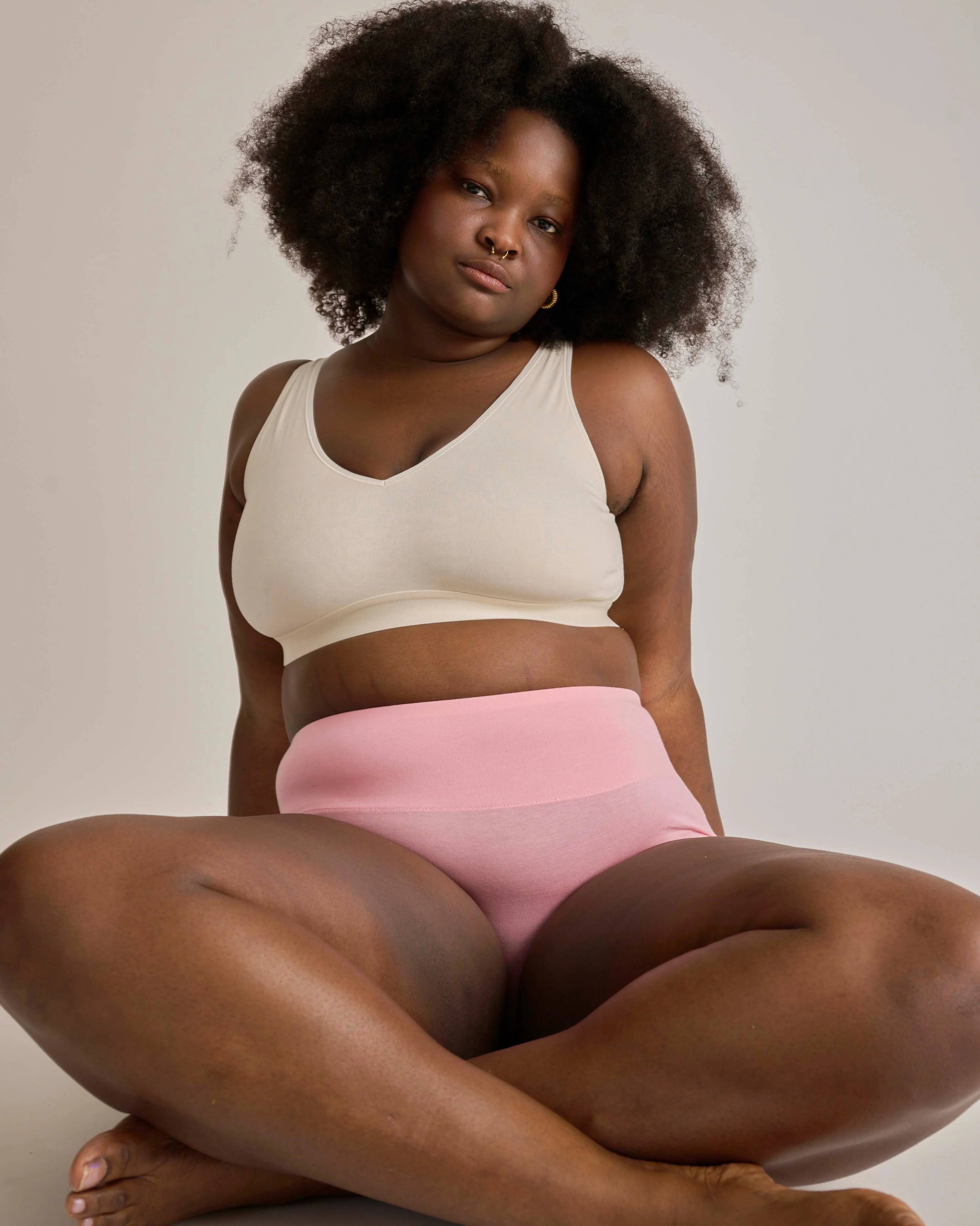 UltimateS 2-Pack Full Coverage High Rise Brief - Melon/Pink sold by Universal Standard product image thumbnail 3