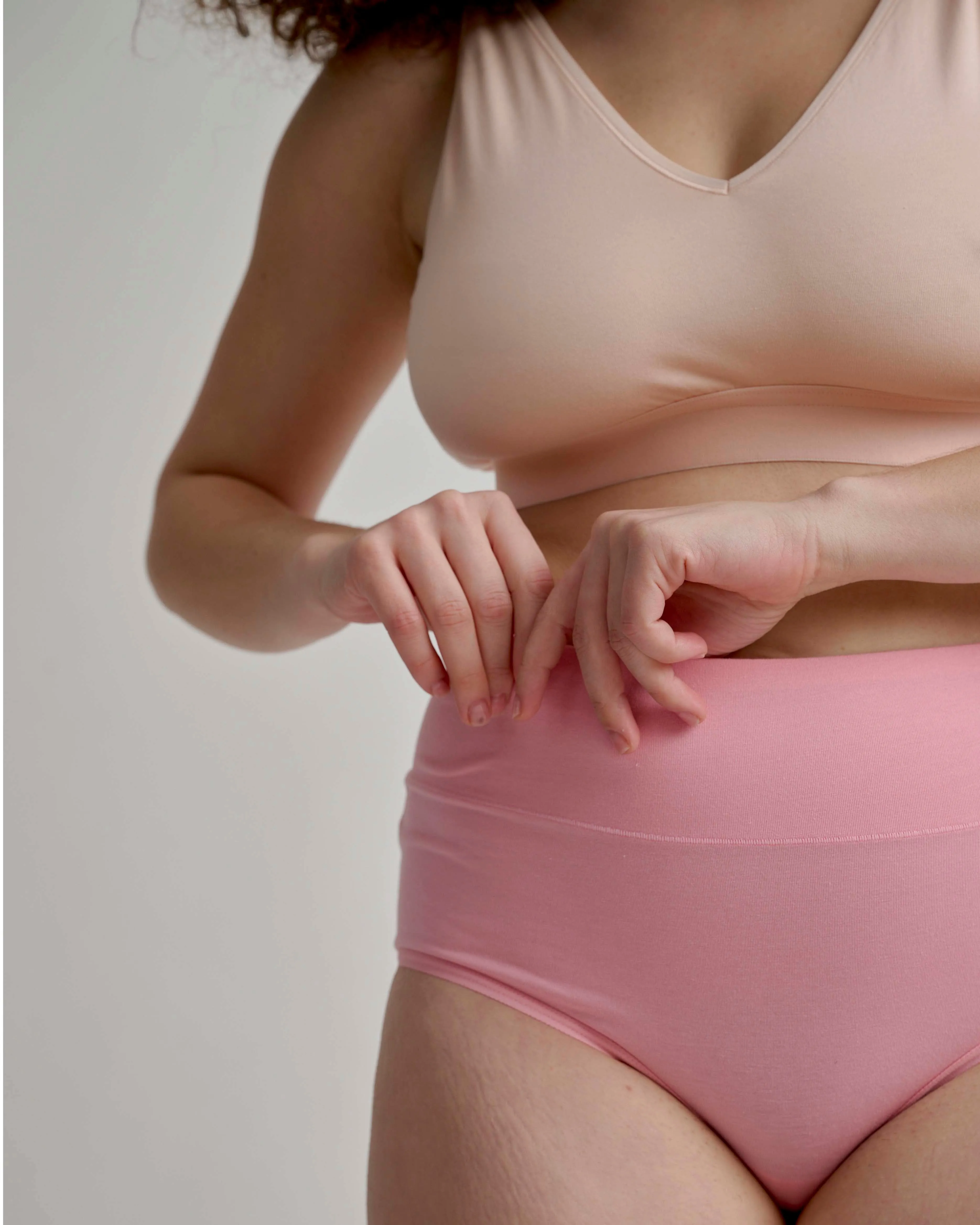 UltimateS 2-Pack Full Coverage High Rise Brief - Melon/Pink sold by Universal Standard product image thumbnail 4