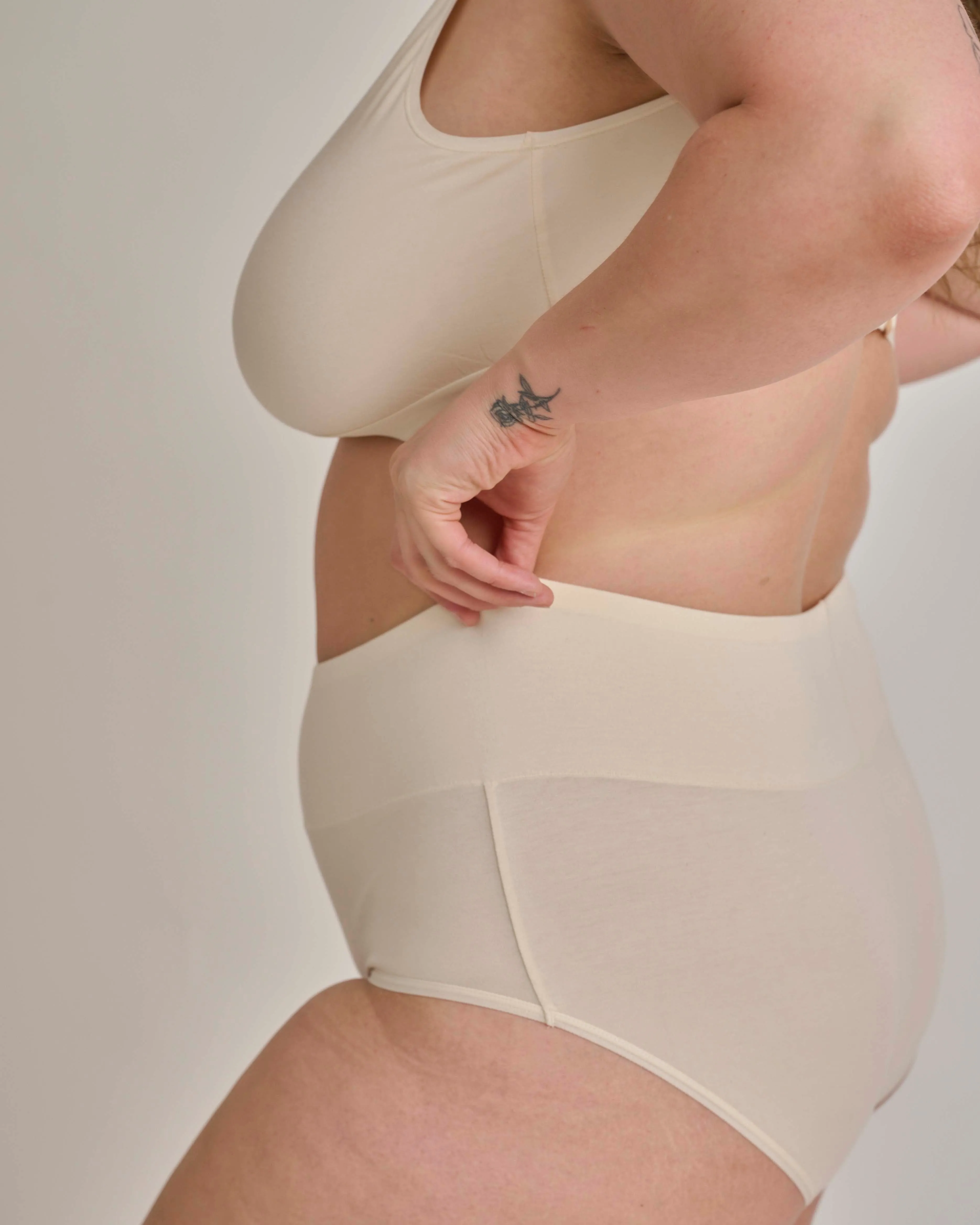 UltimateS 2-Pack Full Coverage High Rise Brief - Black/Porcelain sold by Universal Standard product image thumbnail 5