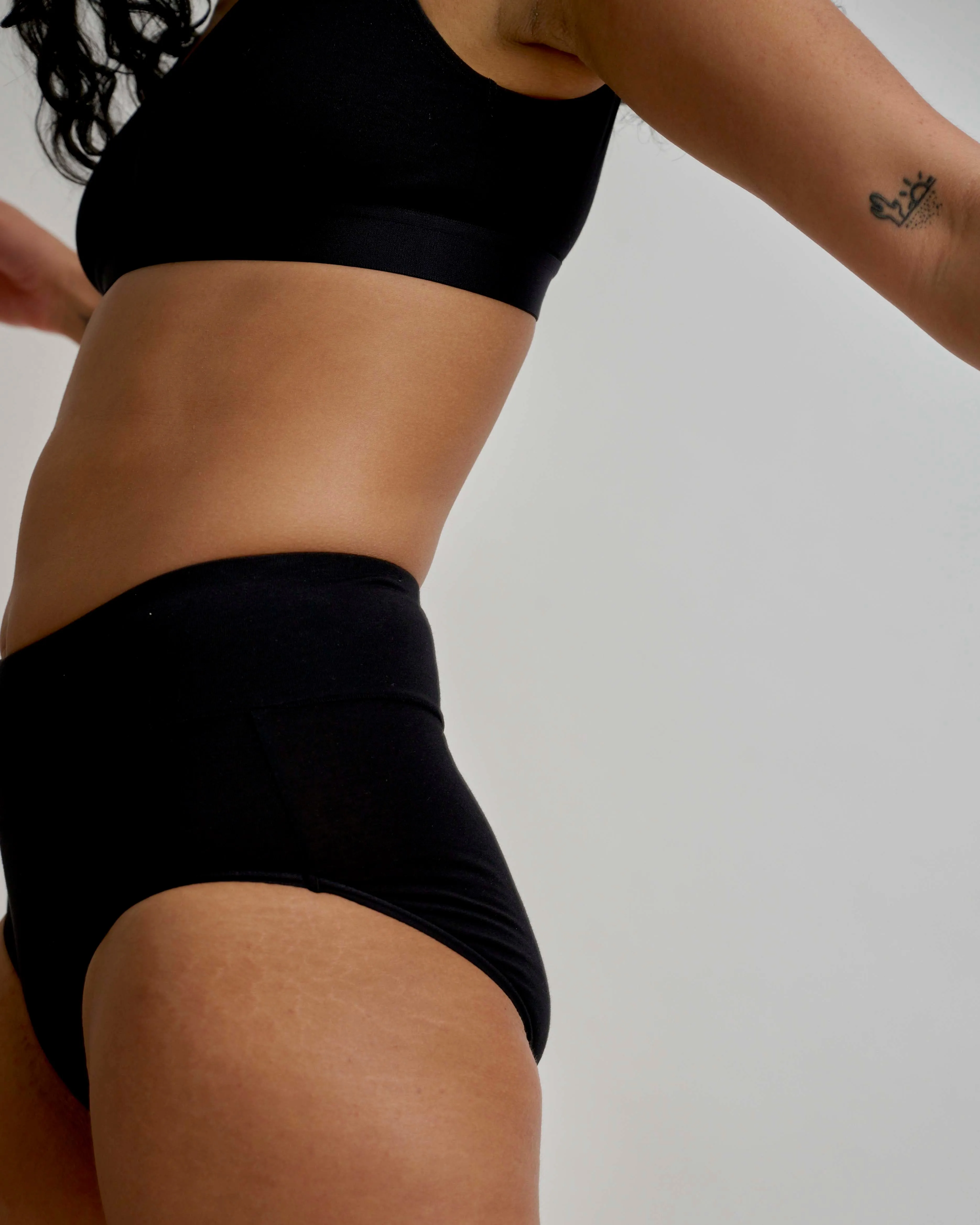 UltimateS 2-Pack Full Coverage High Rise Brief - Black/Porcelain sold by Universal Standard product image thumbnail 2