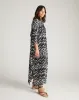 Nailah Button Down Tunic - Indigo Waterfall Print sold by Universal Standard