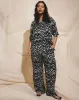 Verbena Voile Pants - Indigo Waterfall Print sold by Universal Standard
