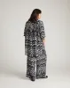Verbena Voile Pants - Indigo Waterfall Print sold by Universal Standard