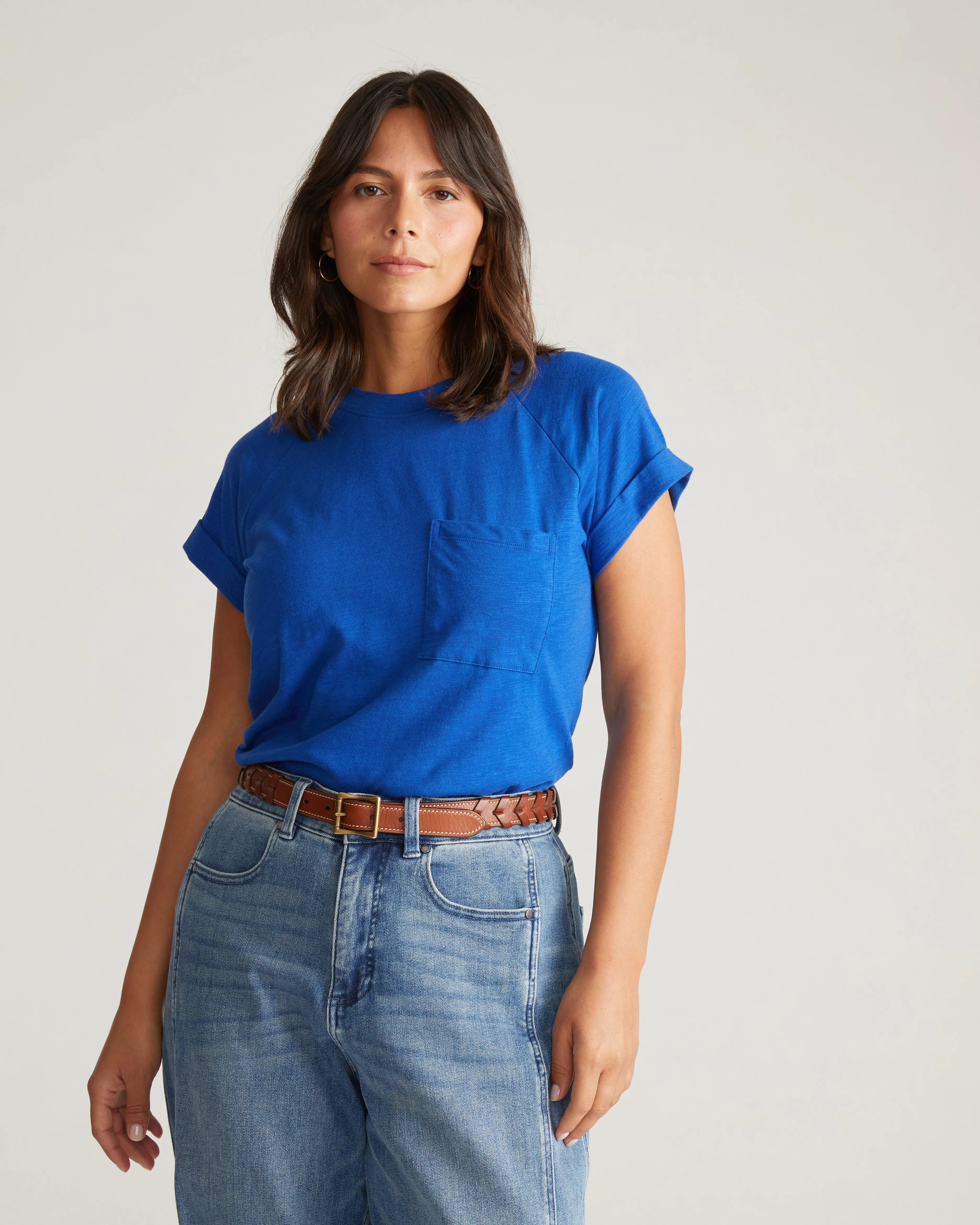 Light-As-Air Boy Tee - Ultramarine sold by Universal Standard product image thumbnail 3