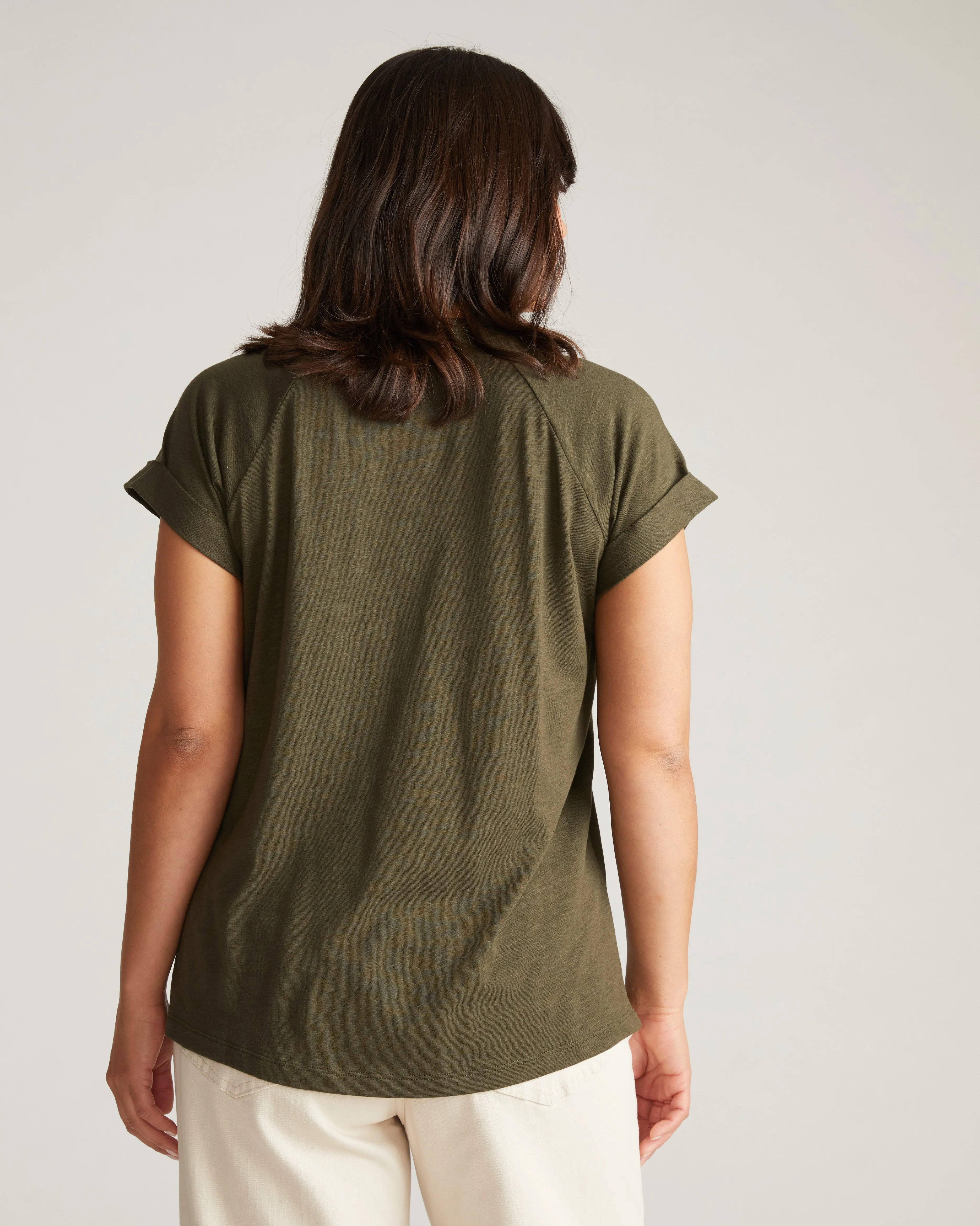 Light-As-Air Boy Tee - Nori sold by Universal Standard product image thumbnail 3