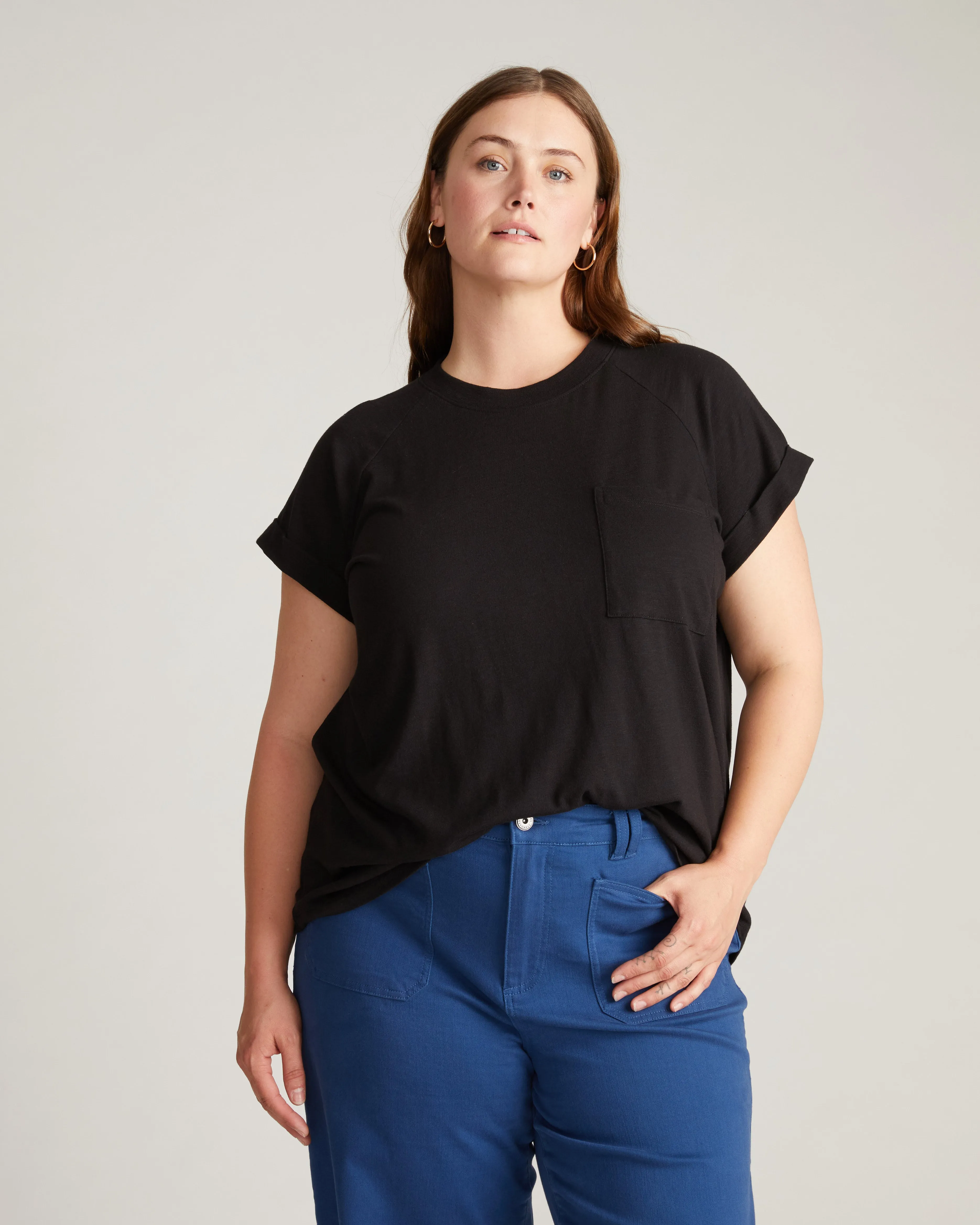 Light-As-Air Boy Tee - Black sold by Universal Standard product image thumbnail 2